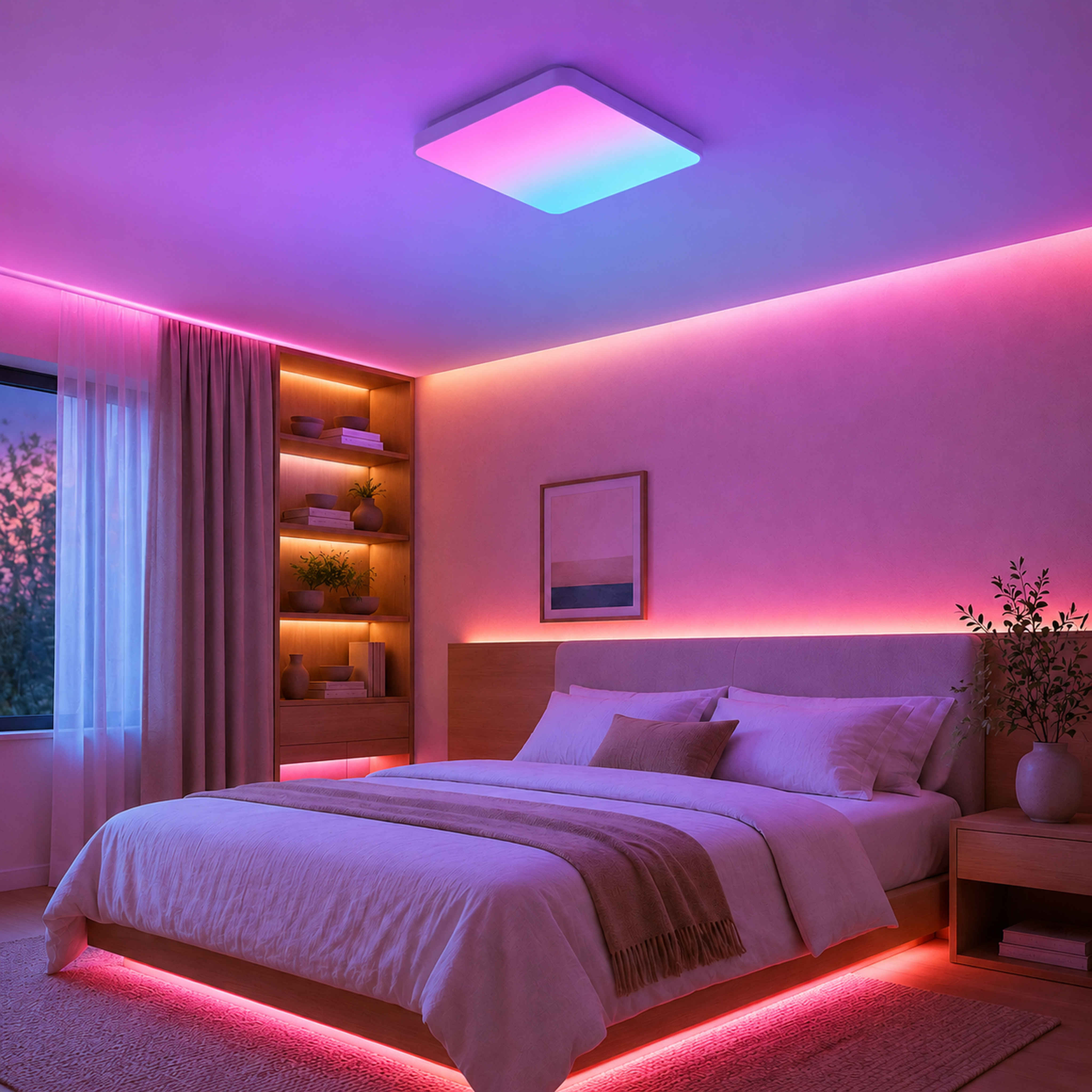 SPACE361 RGB No-Skyline Square Ceiling Light - Ambient Lights - gallery image