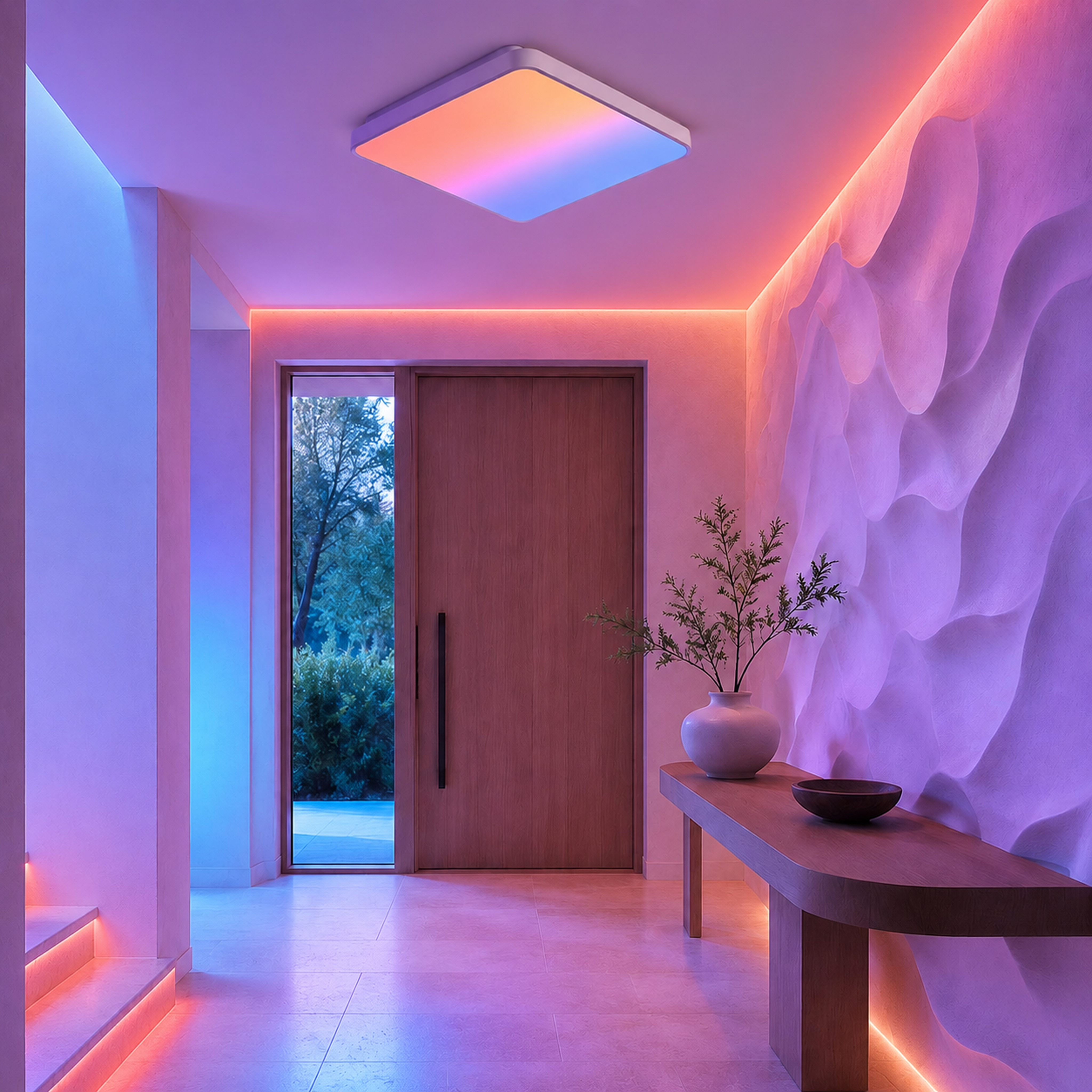 SPACE361 RGB No-Skyline Square Ceiling Light - Ambient Lights - gallery image