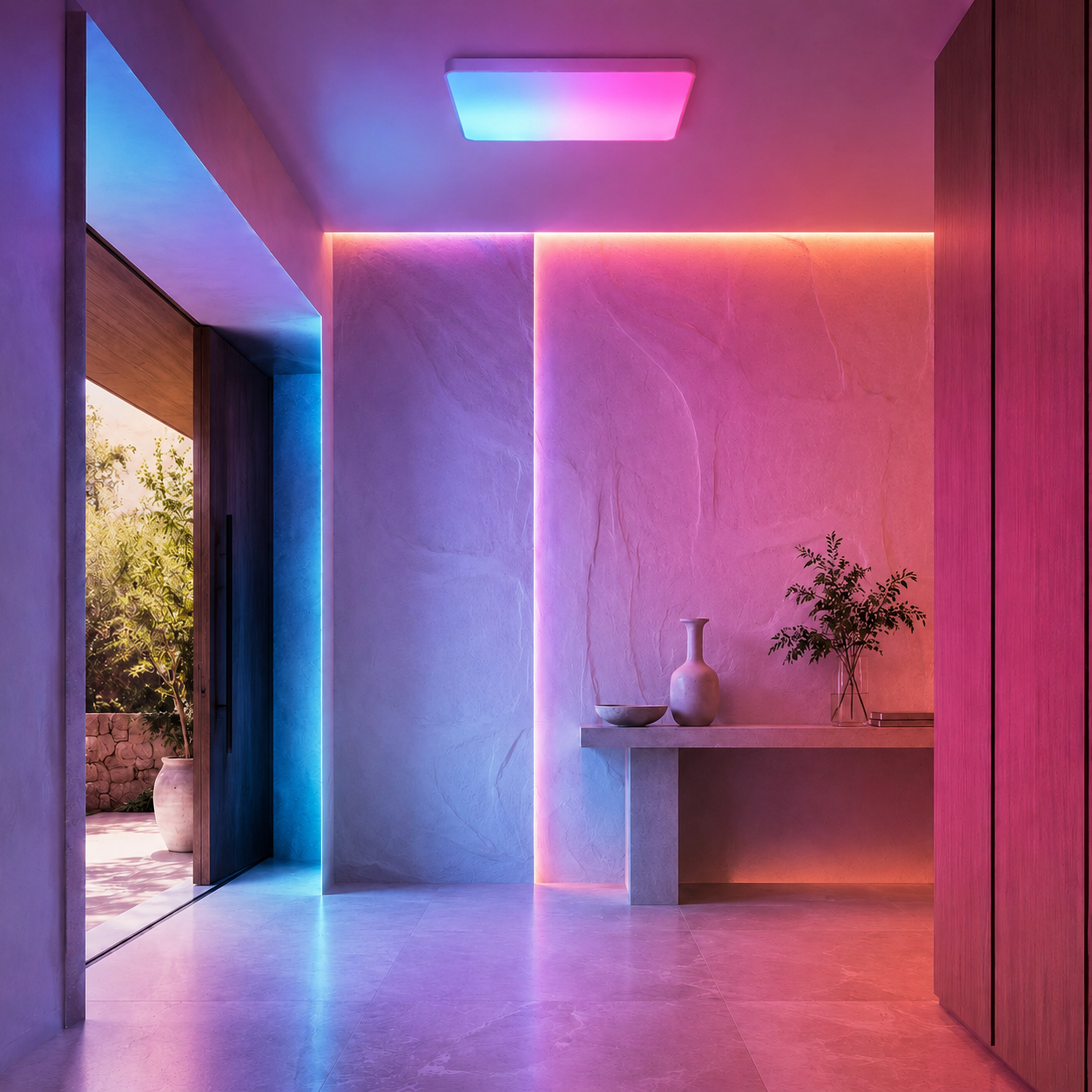 SPACE361 RGB No-Skyline Rectangular Ceiling Light - Ambient Lights - gallery image
