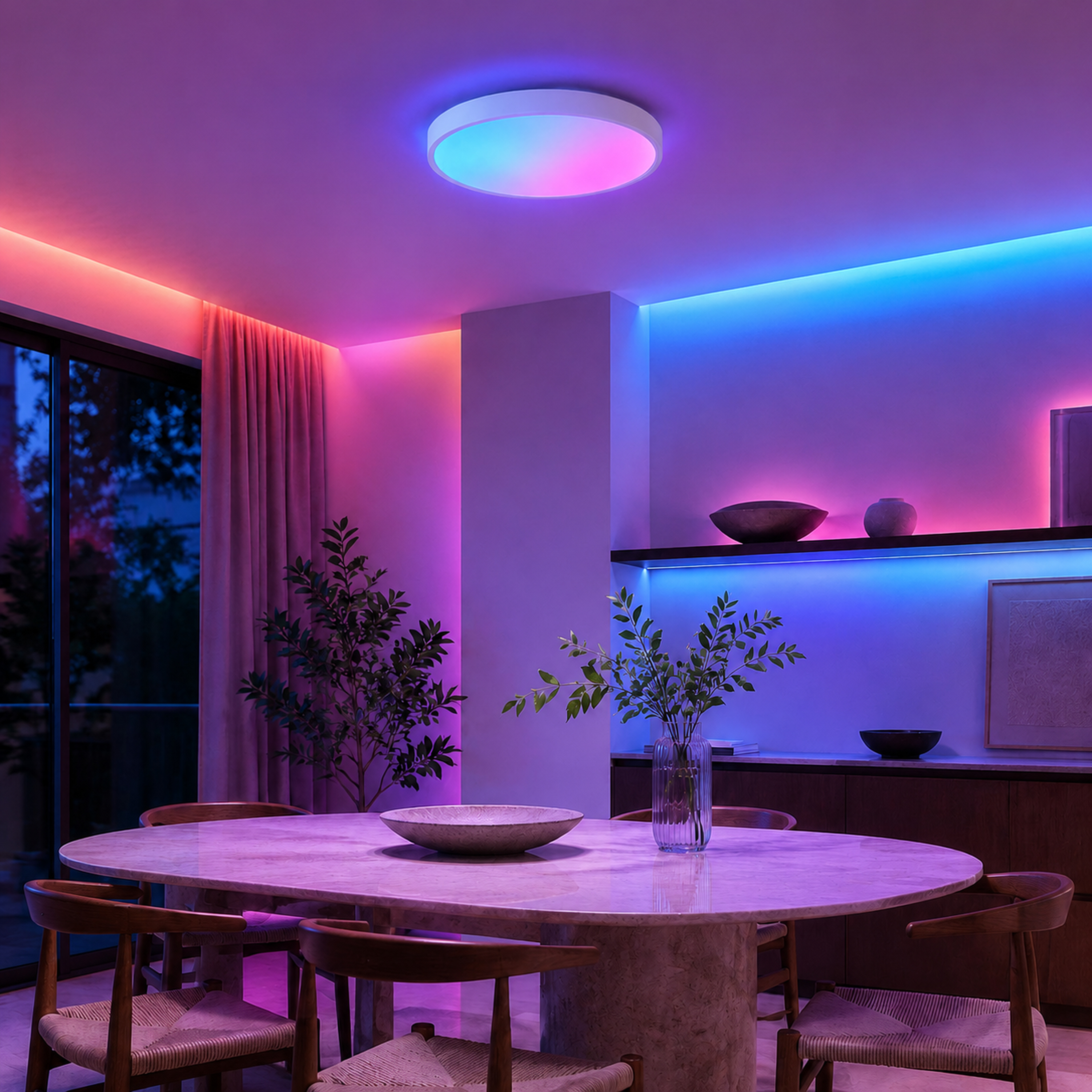SPACE361 RGB Full-Blister Round Ceiling Light A - Ambient Lights - gallery image