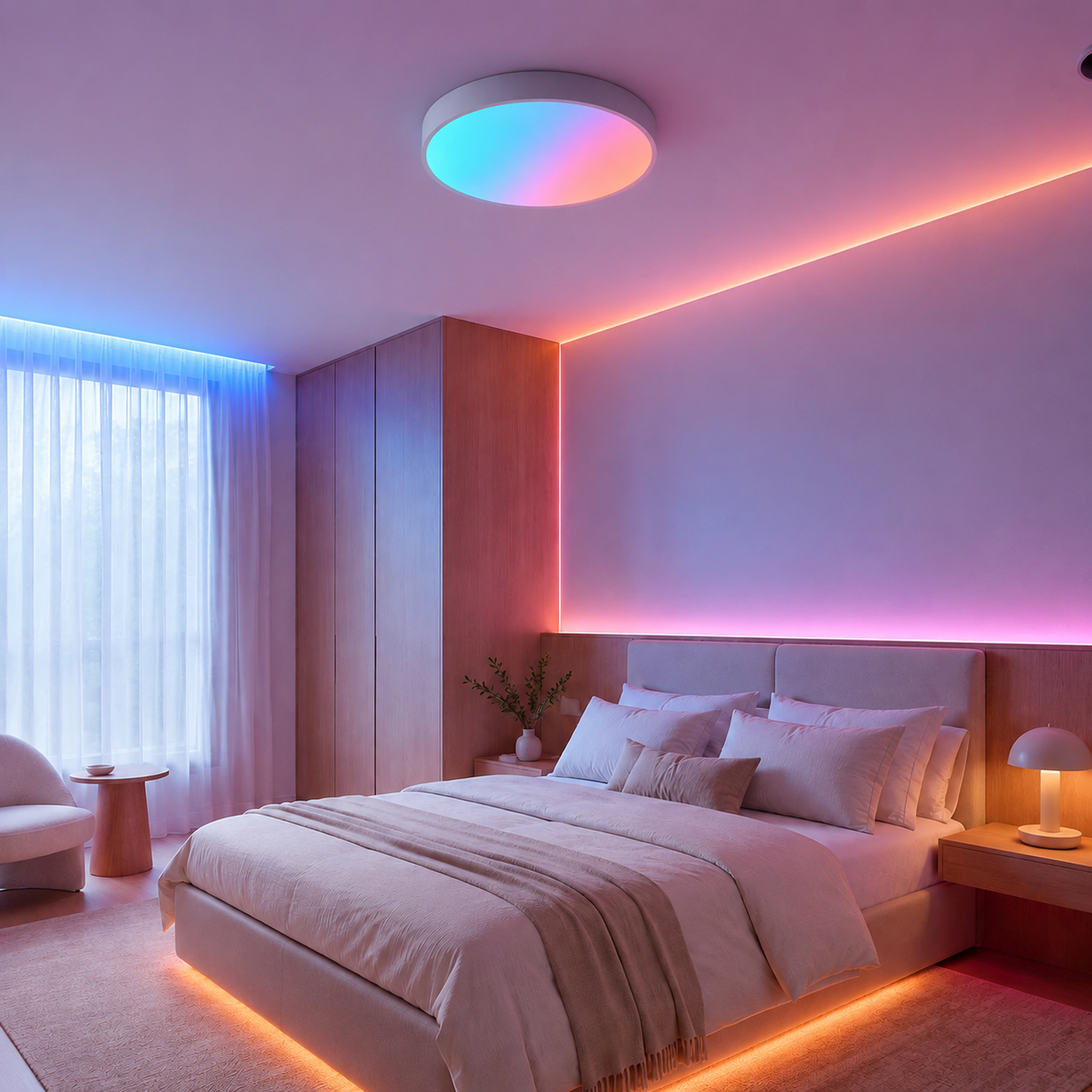 SPACE361 RGB Full-Blister Round Ceiling Light A - Ambient Lights - gallery image