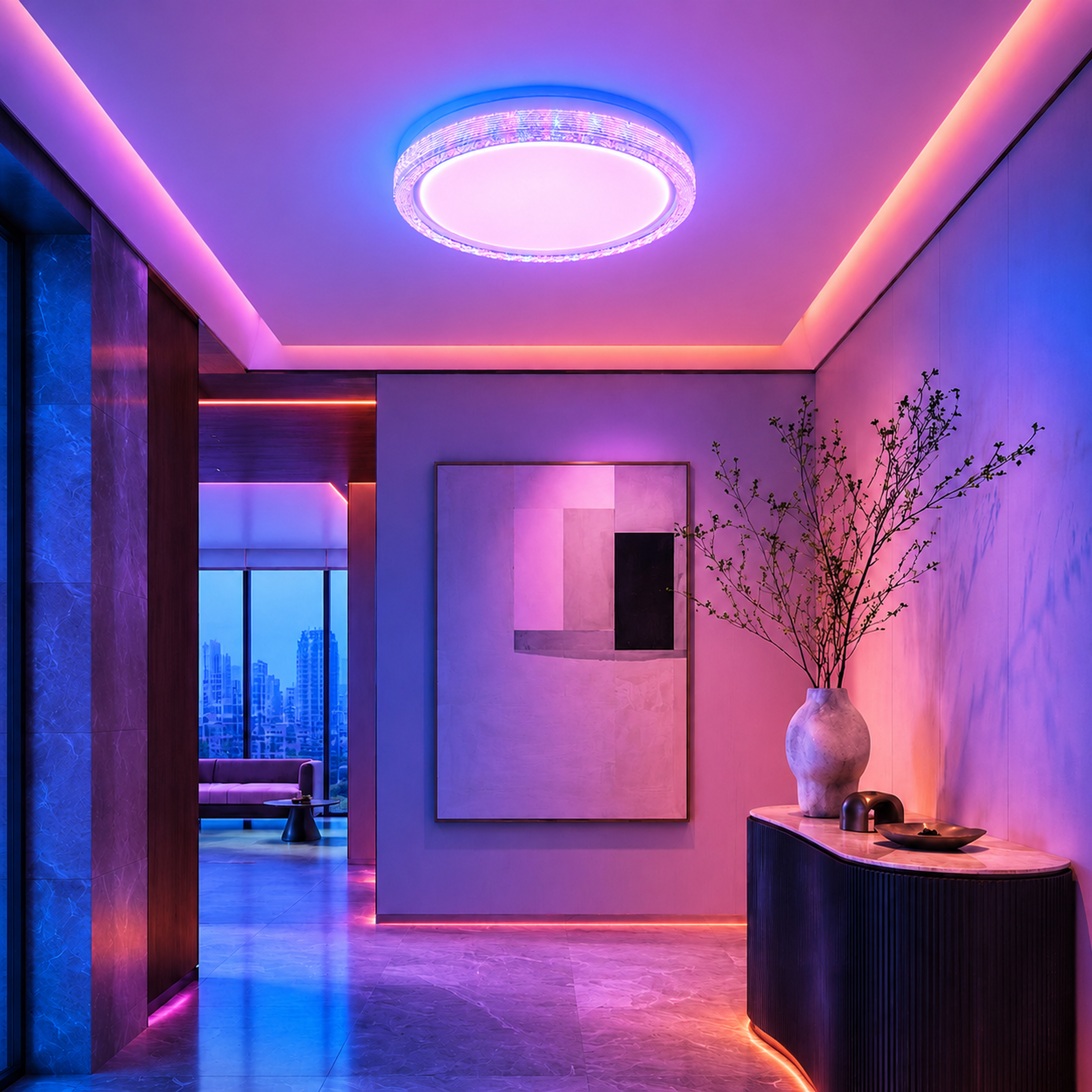 SPACE361 RGB Full-Blister Round Ceiling Light B - Ambient Lights - gallery image