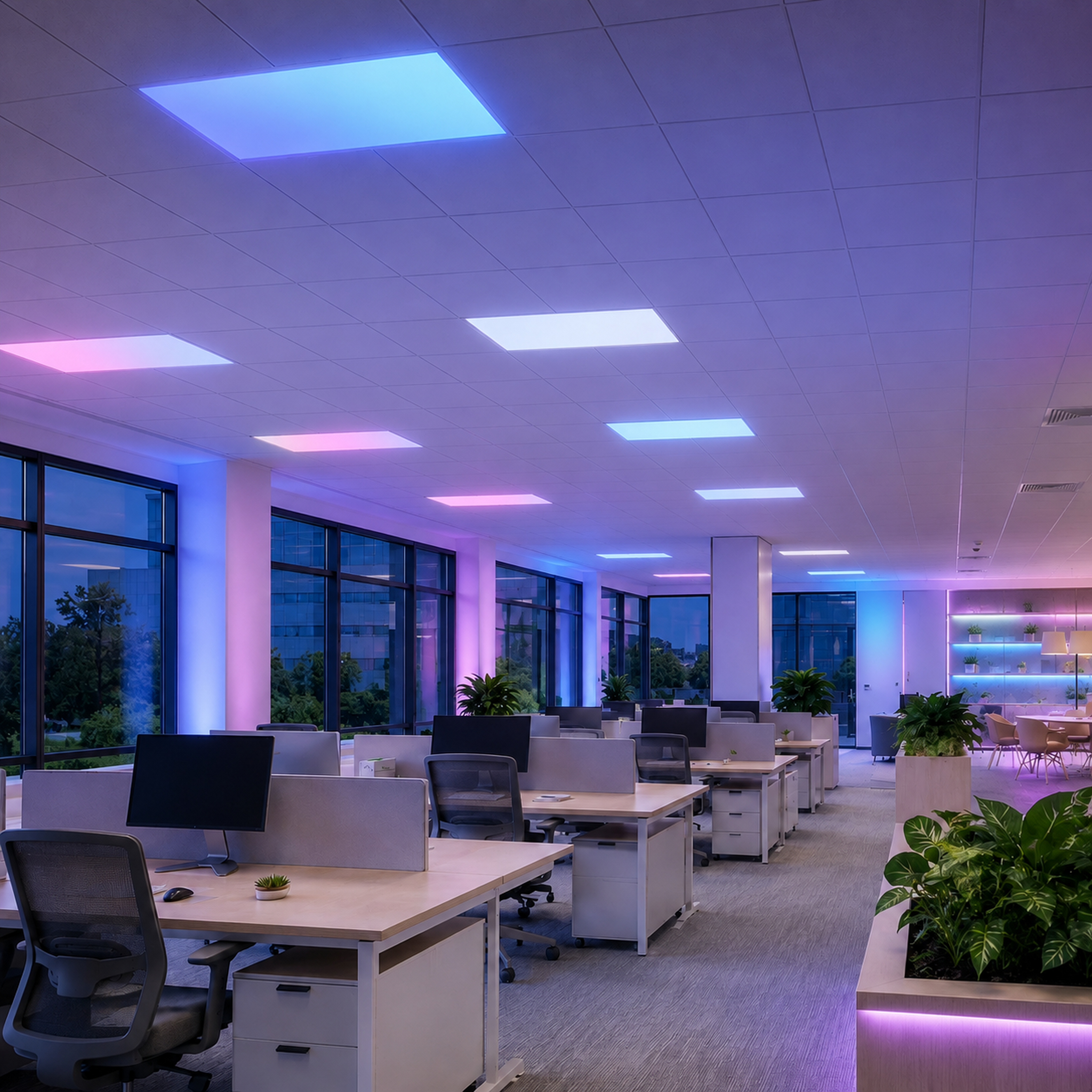 SPACE361 RGB Office Lighting Panel - Ambient Lights - gallery image