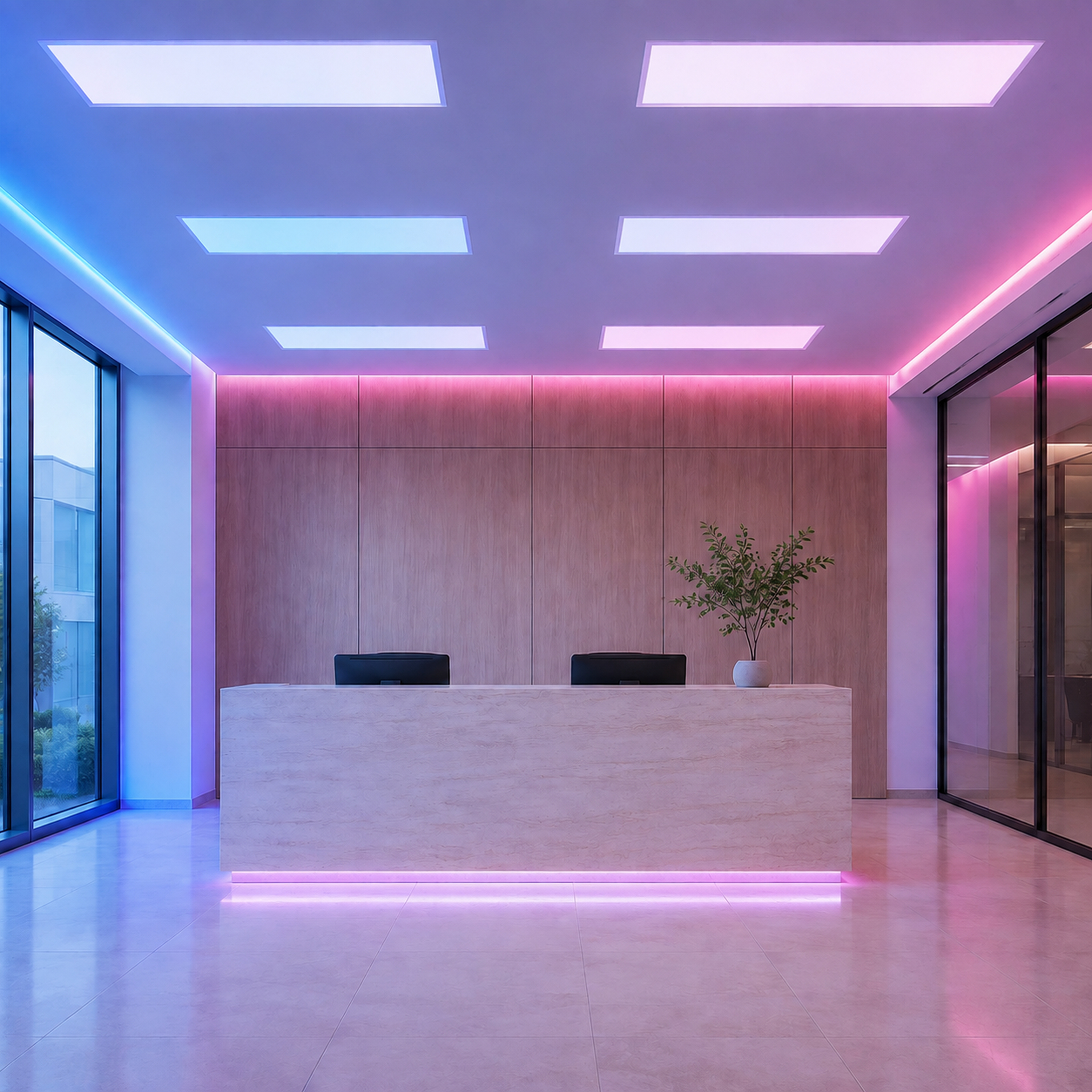 SPACE361 RGB Office Lighting Panel - Ambient Lights - gallery image