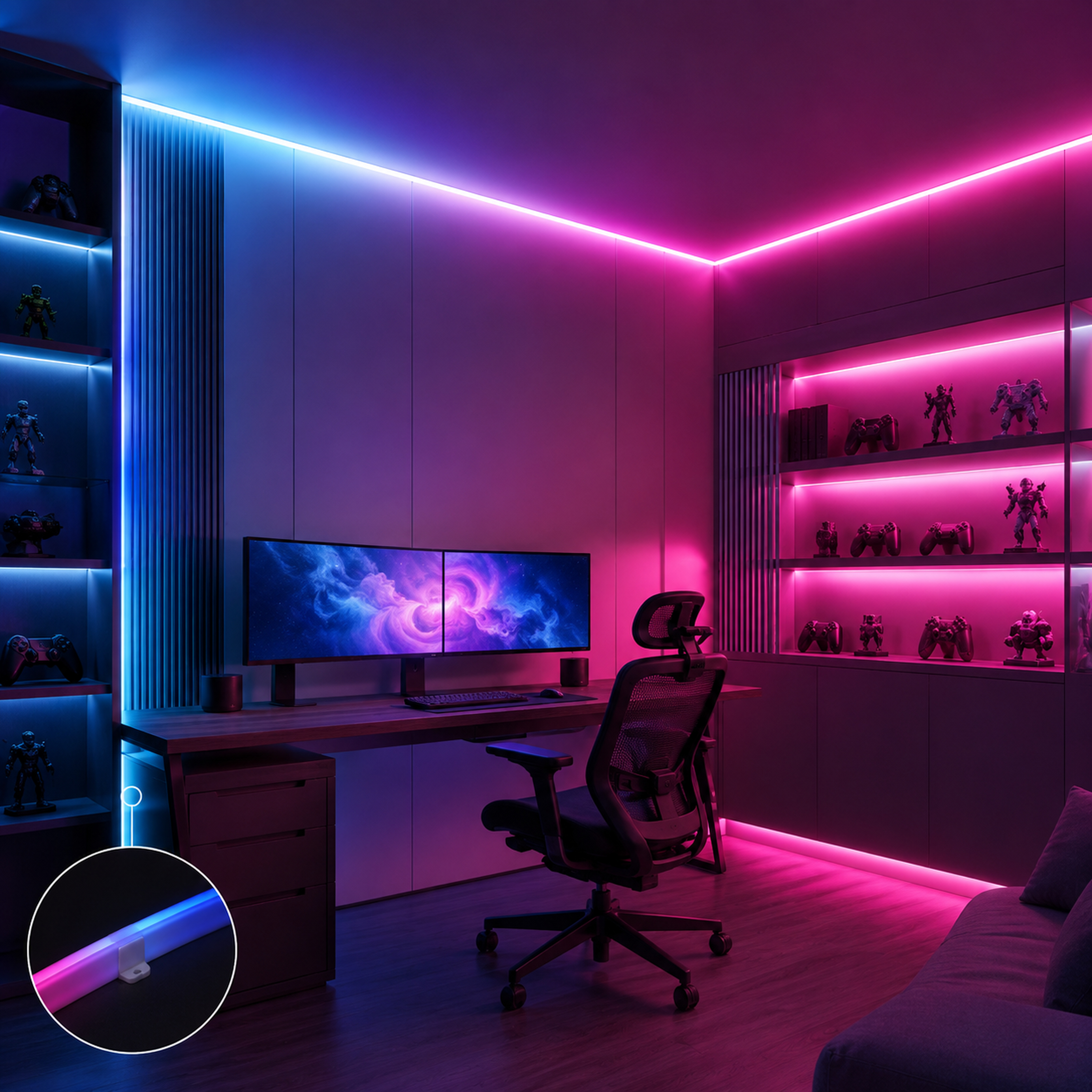 SPACE361 RGB Full-Spectrum Light Strip - Ambient Lights - gallery image