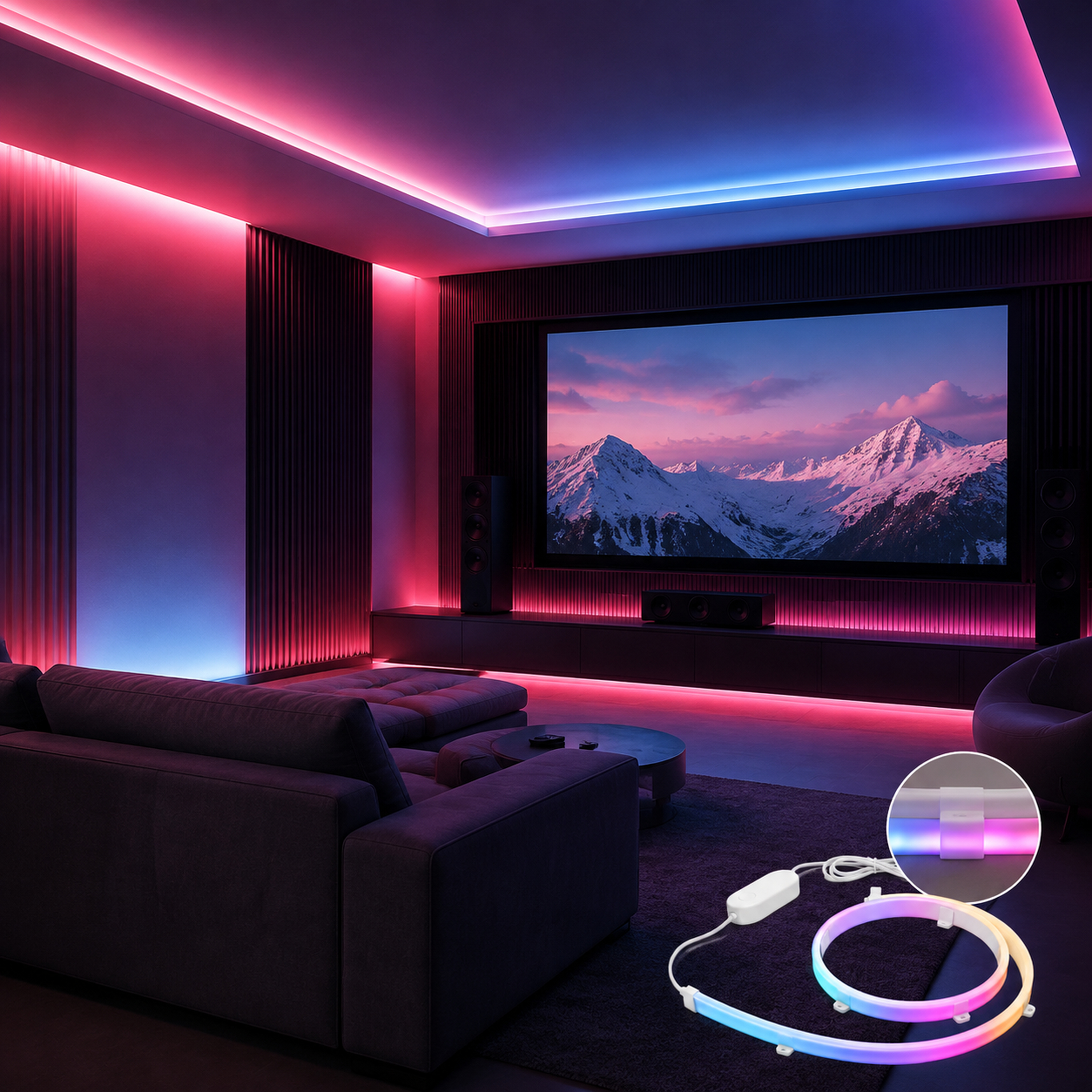 SPACE361 RGB Full-Spectrum Light Strip - Ambient Lights - gallery image