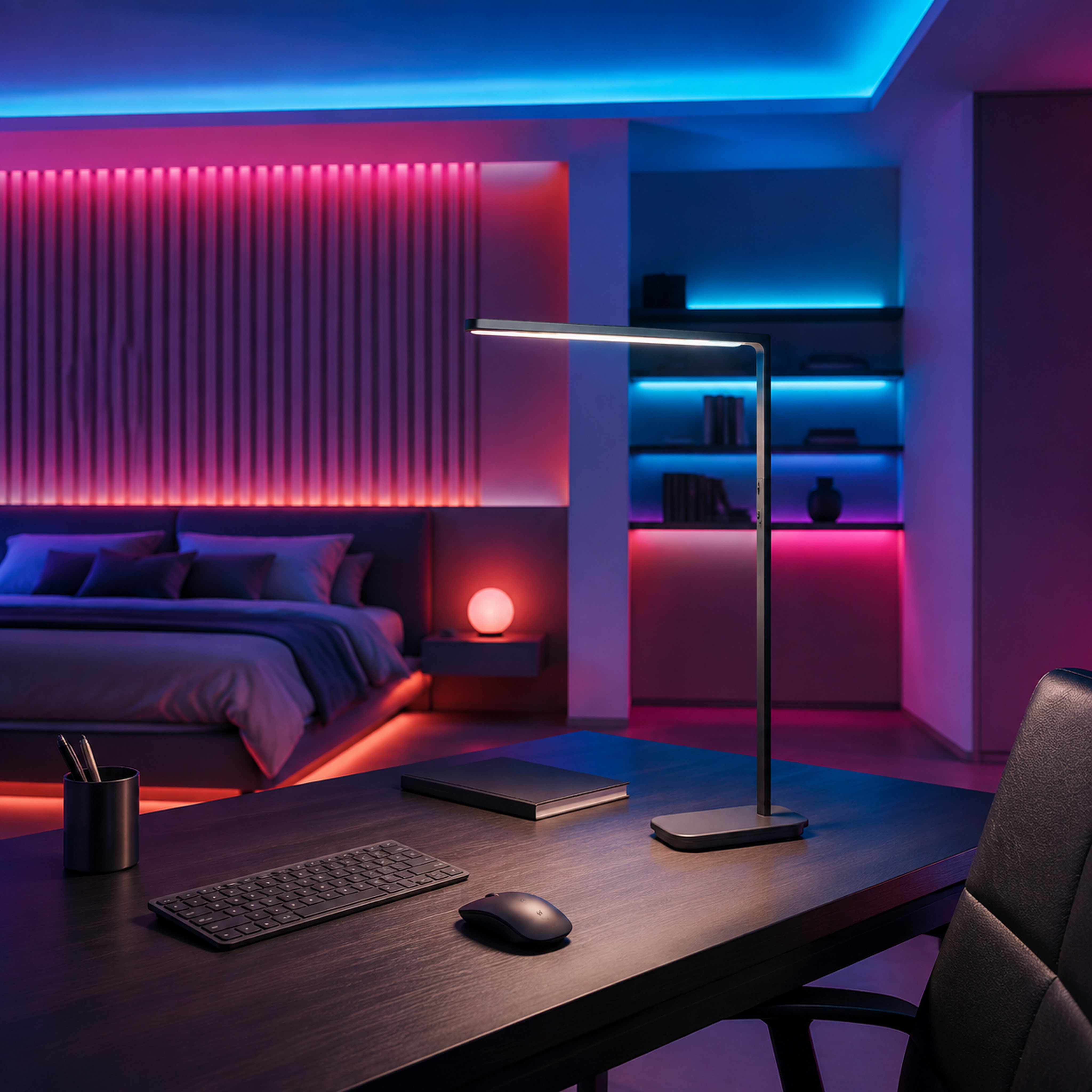 SPACE361 RGB Tabletop Full-Spectrum Eye-Care Lamp - Ambient Lights - gallery image