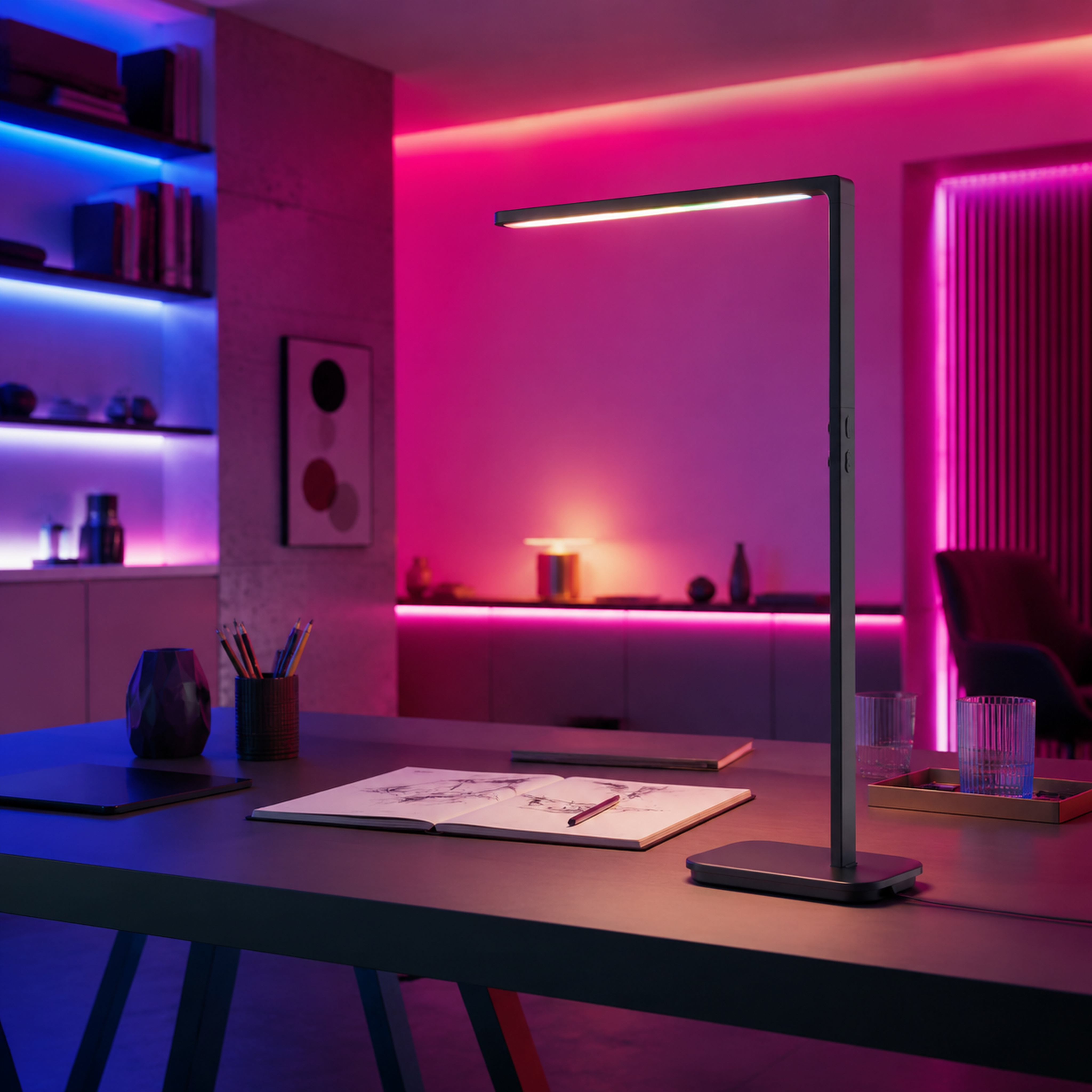 SPACE361 RGB Tabletop Full-Spectrum Eye-Care Lamp - Ambient Lights - gallery image