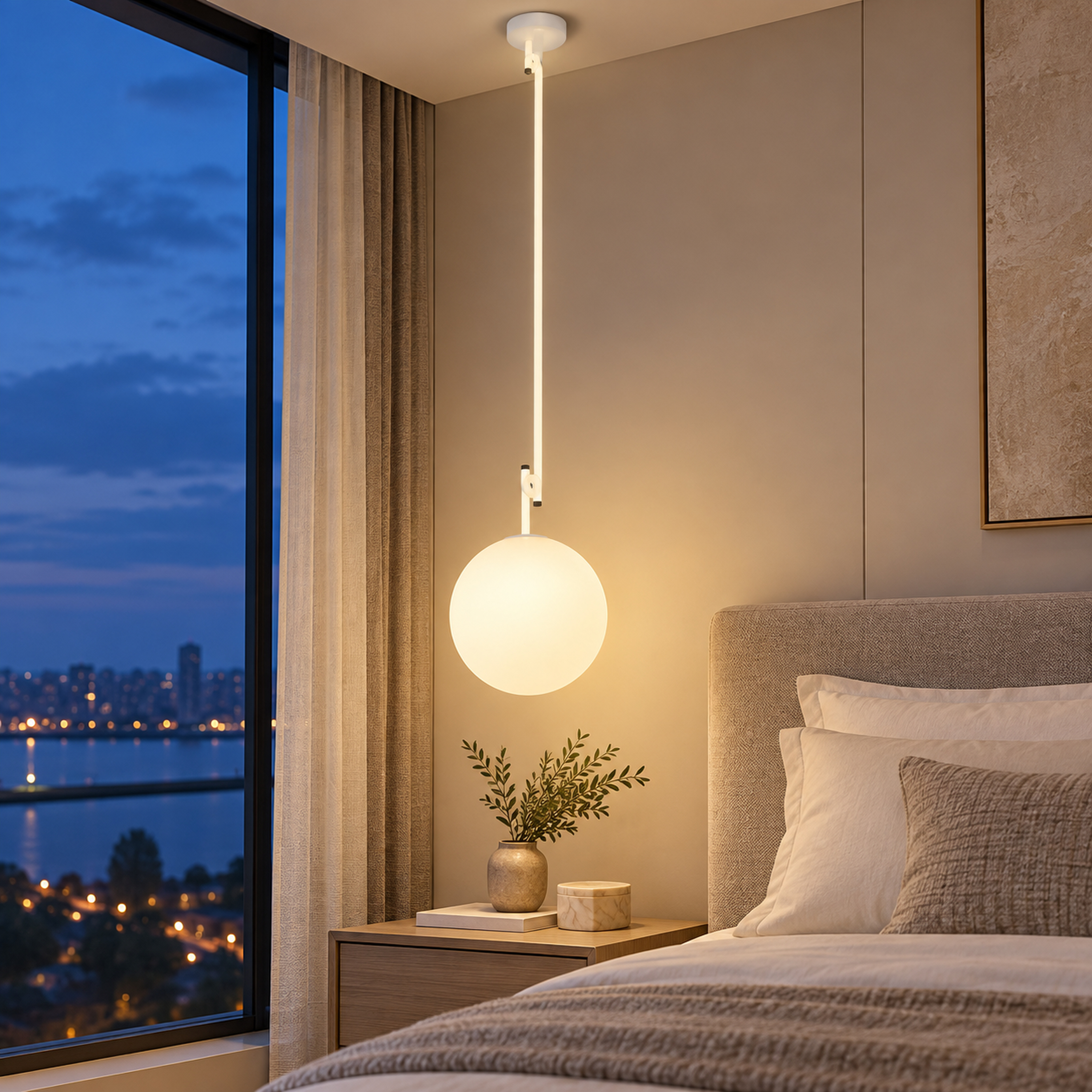 SPACE361 KAITAI Sphere Pendant Light KT-0256 - Modern Lamps - gallery image