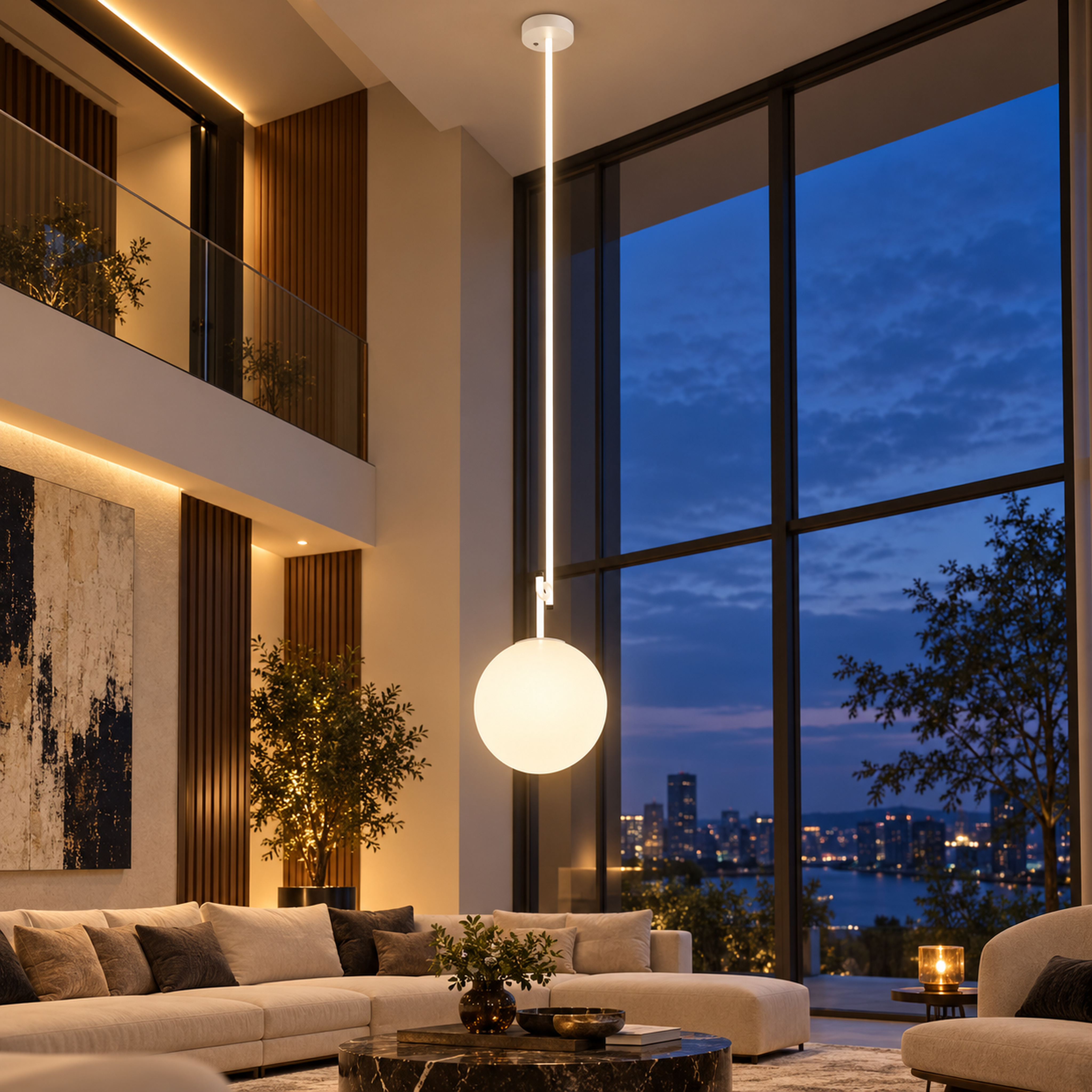 SPACE361 KAITAI Sphere Pendant Light KT-0257 - Modern Lamps - gallery image