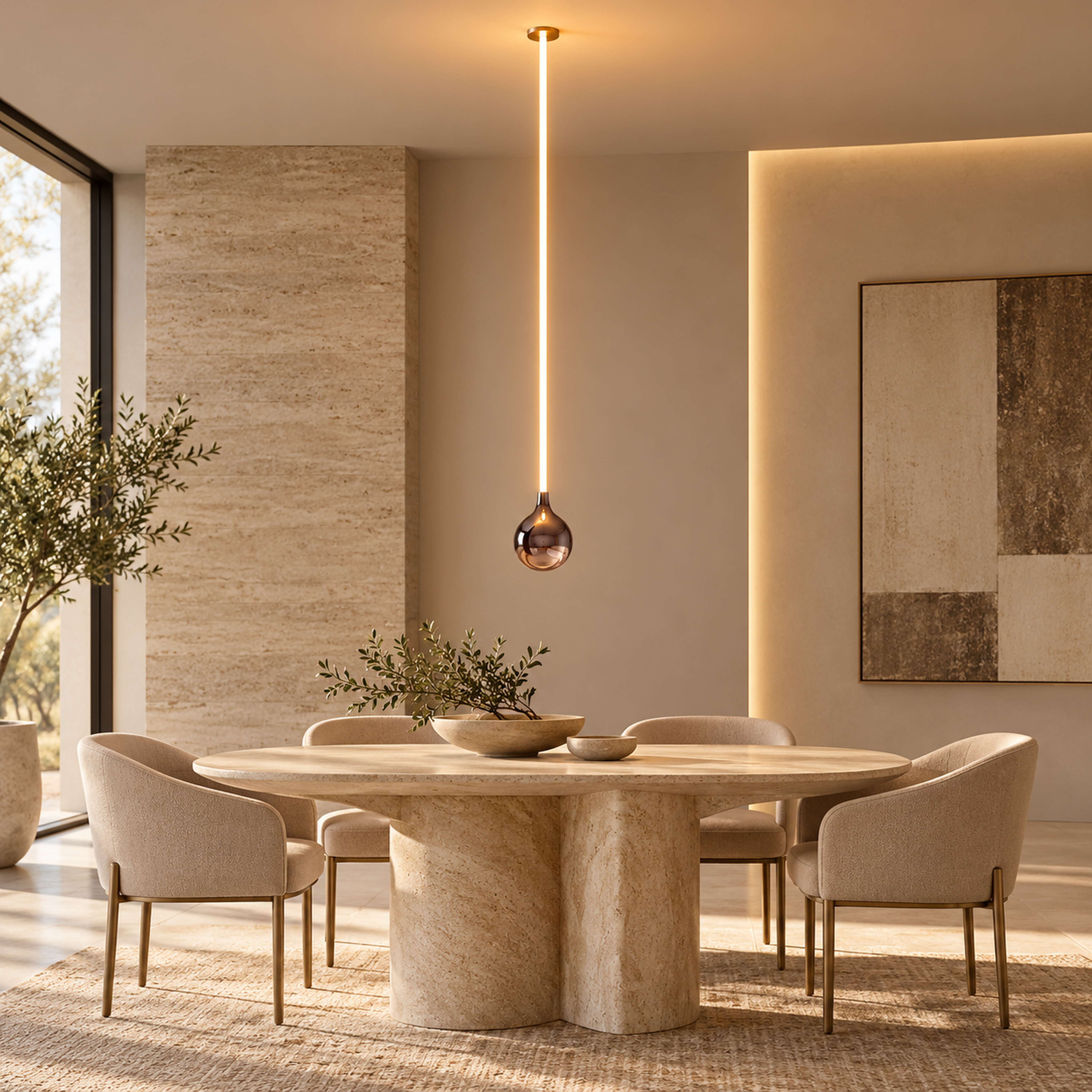 SPACE361 KAITAI Glass and Silicone Pendant Light KT-2256 - Modern Lamps - gallery image