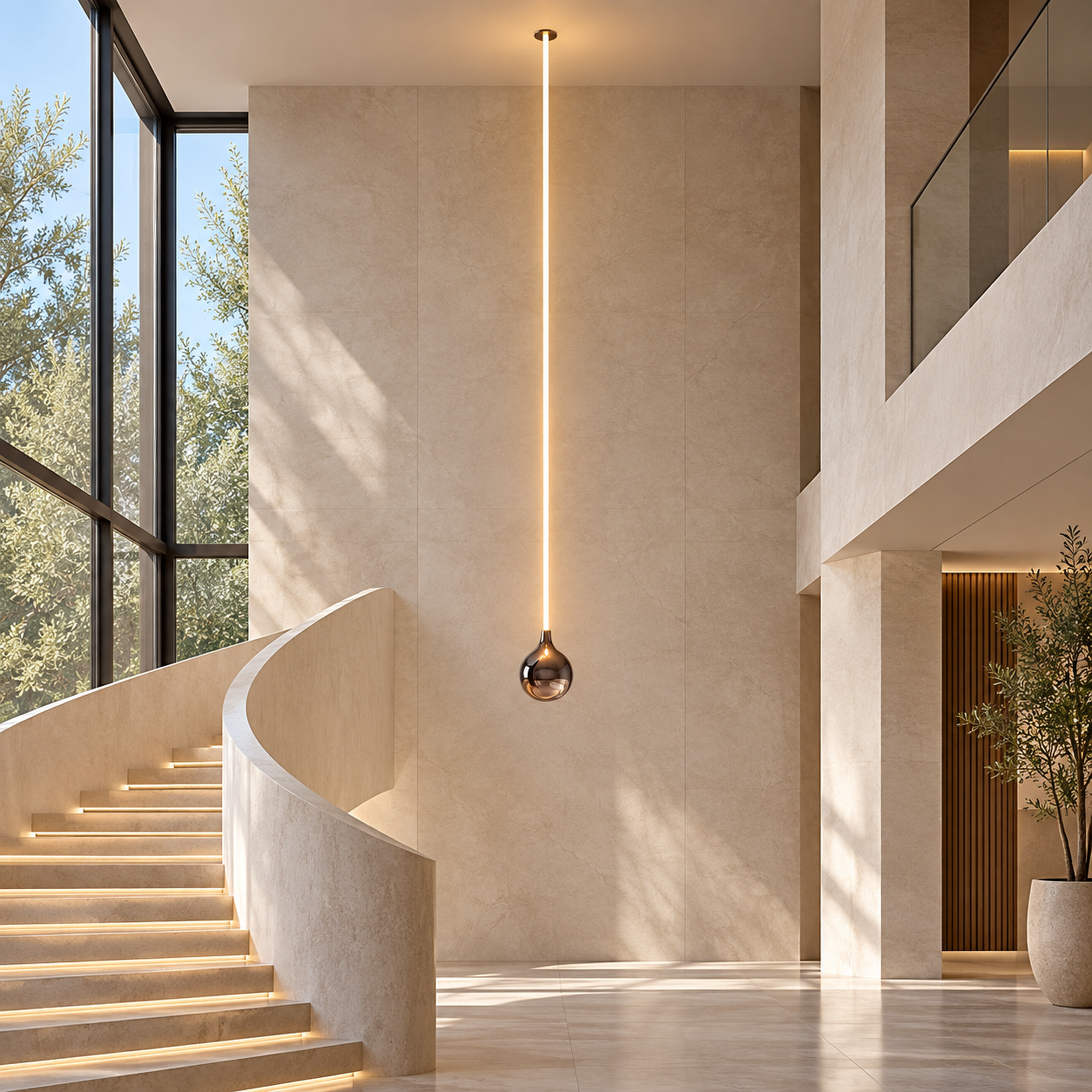 SPACE361 KAITAI Glass and Silicone Pendant Light KT-2256 - Modern Lamps - gallery image