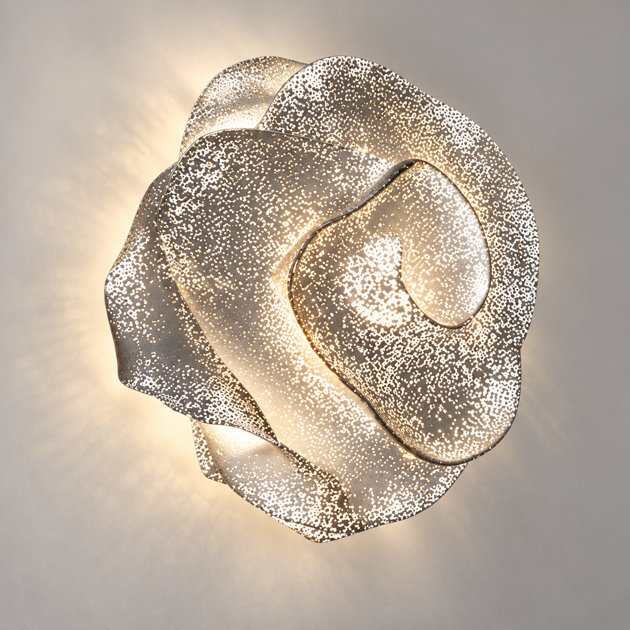 SPACE361 KAITAI Textured Rose Wall Light KT-6618 - Modern Lamps - gallery image