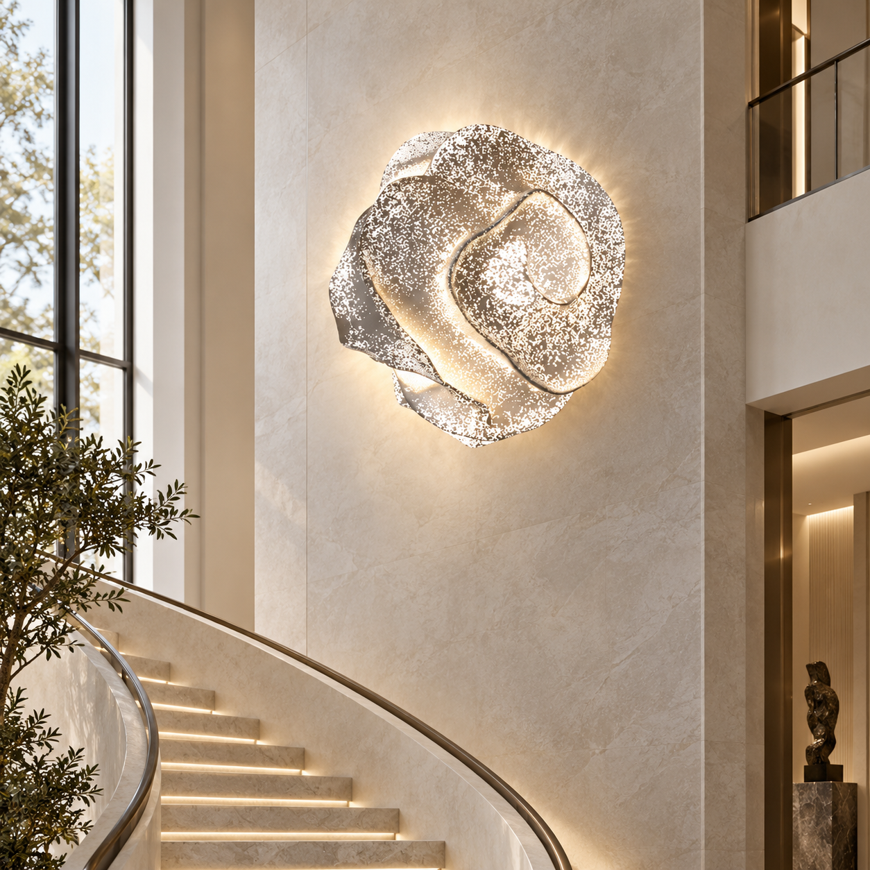 SPACE361 KAITAI Textured Rose Wall Light KT-6618 - Modern Lamps - gallery image