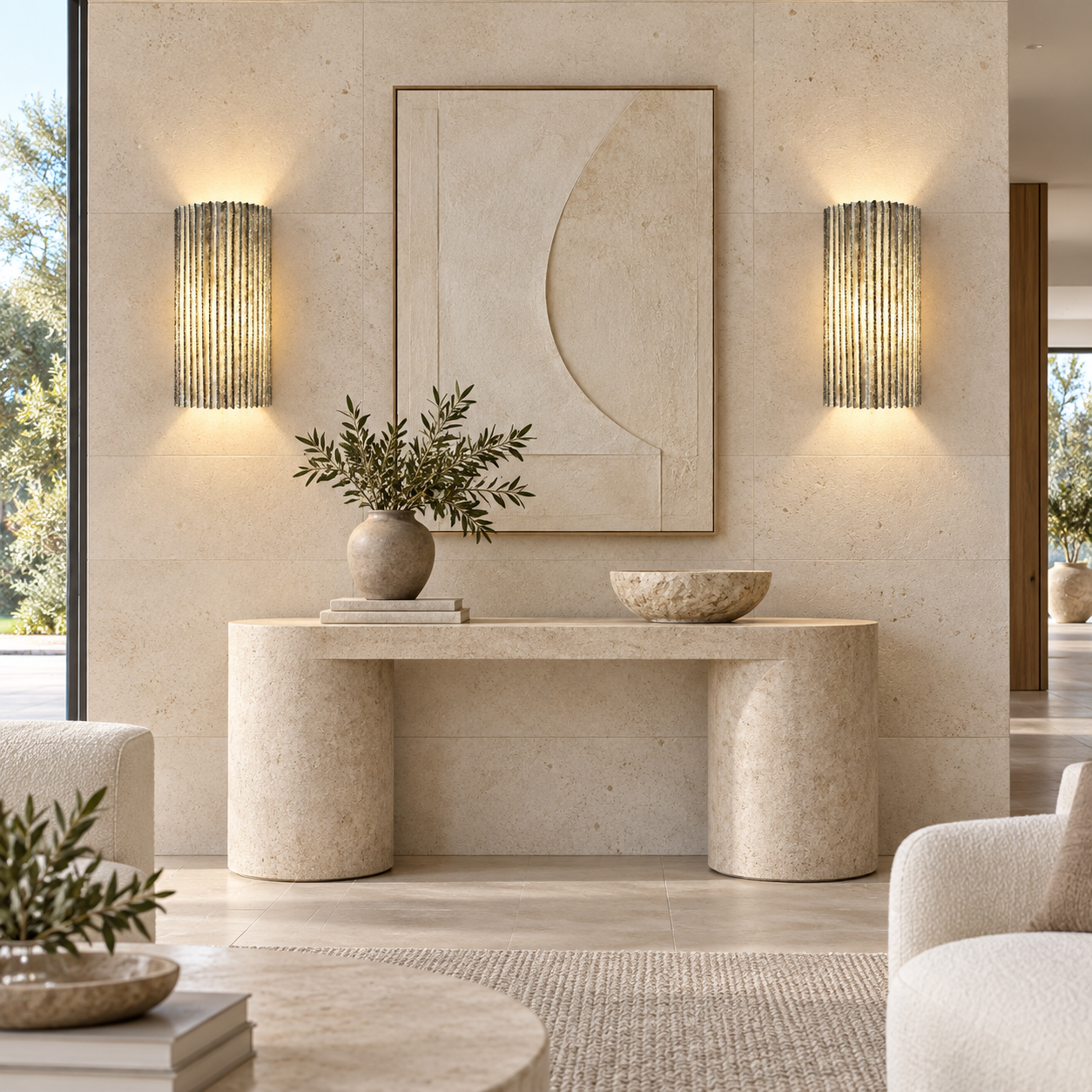 SPACE361 KAITAI Vertical Ribbed Wall Light KT-6623B - Modern Lamps - gallery image