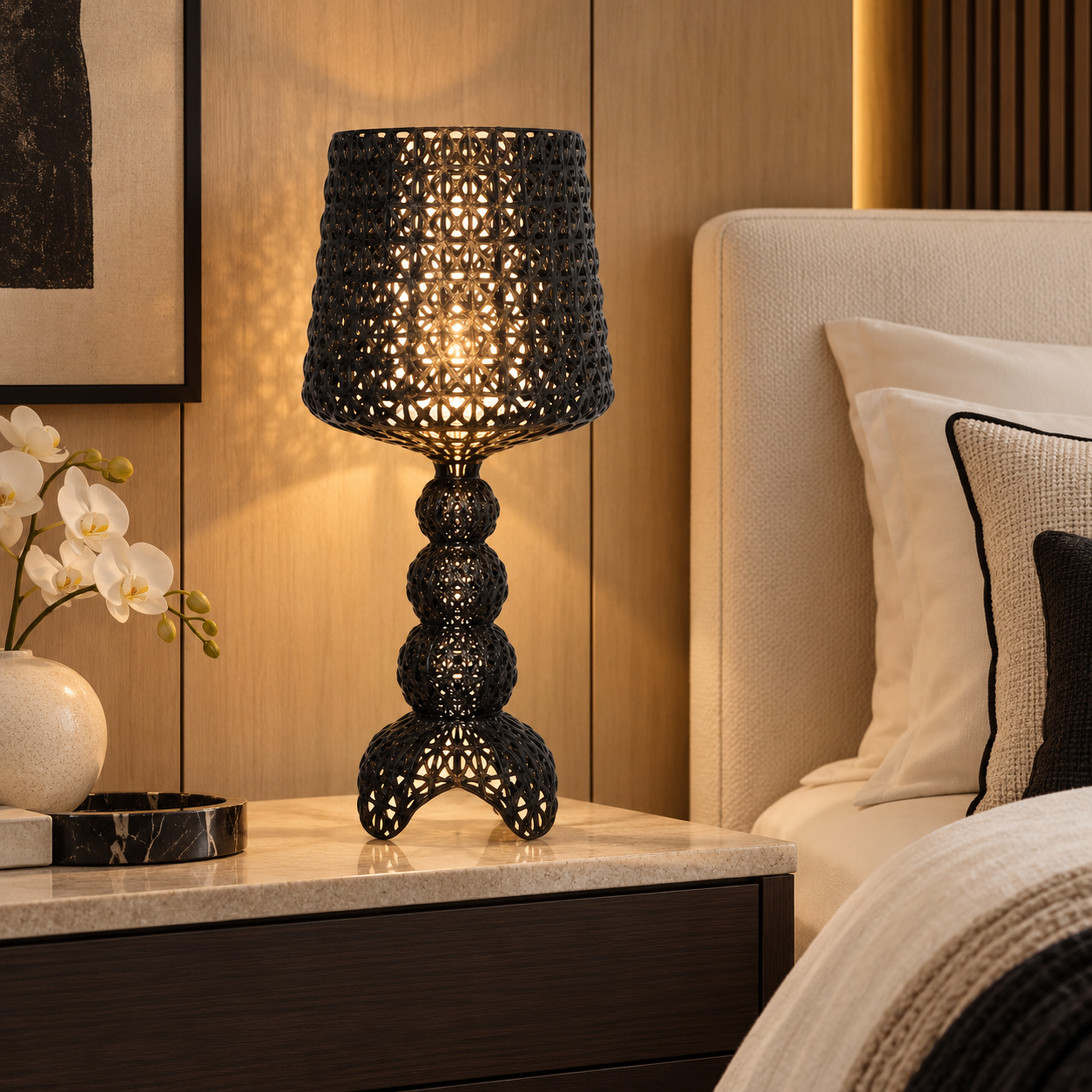 SPACE361 KAITAI Patterned Table Lamp KT-7011 - Modern Lamps - gallery image