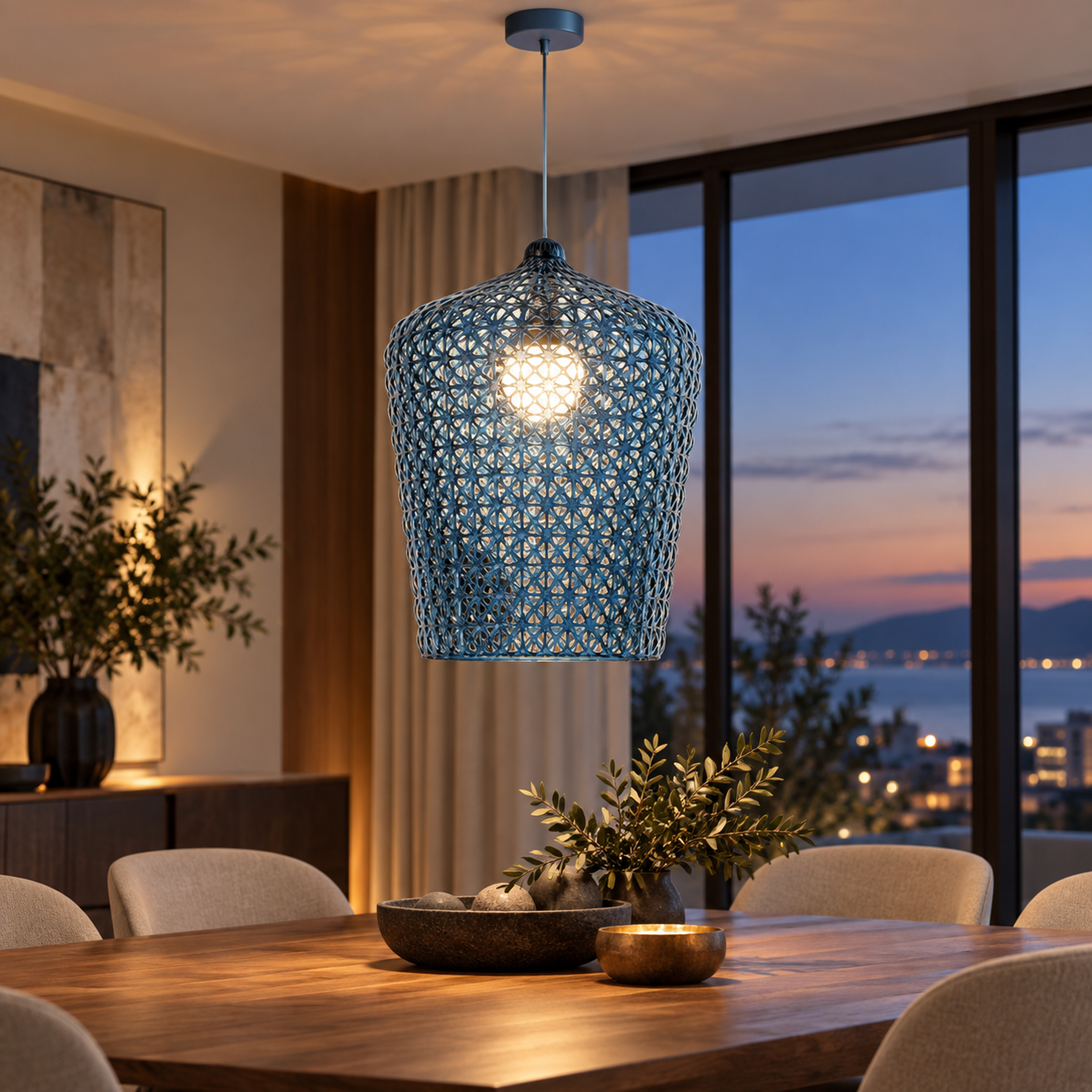 SPACE361 KAITAI Patterned Pendant Light KT-7012 - Modern Lamps - gallery image