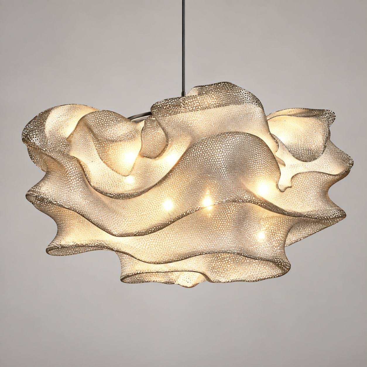 SPACE361 KAITAI Sculptural Wave Pendant Light KT-8830 - Modern Lamps - gallery image