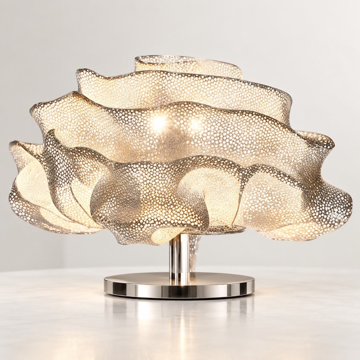 SPACE361 KAITAI Sculptural Wave Table Lamp KT-8831 - Modern Lamps - gallery image
