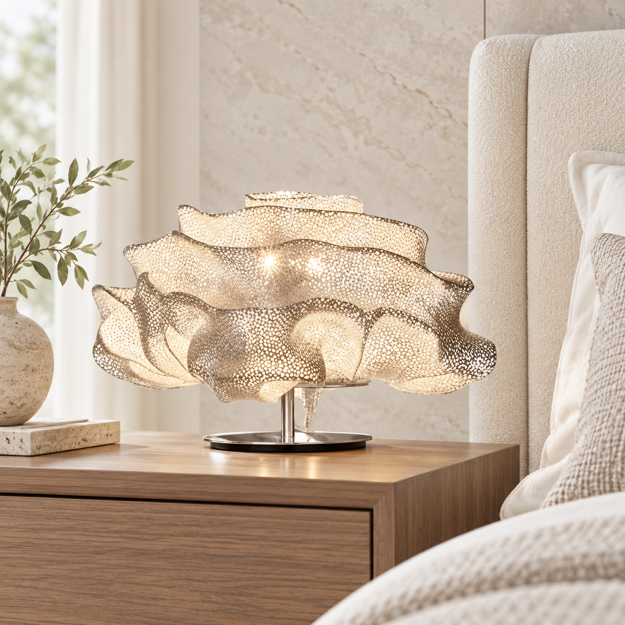 SPACE361 KAITAI Sculptural Wave Table Lamp KT-8831 - Modern Lamps - gallery image
