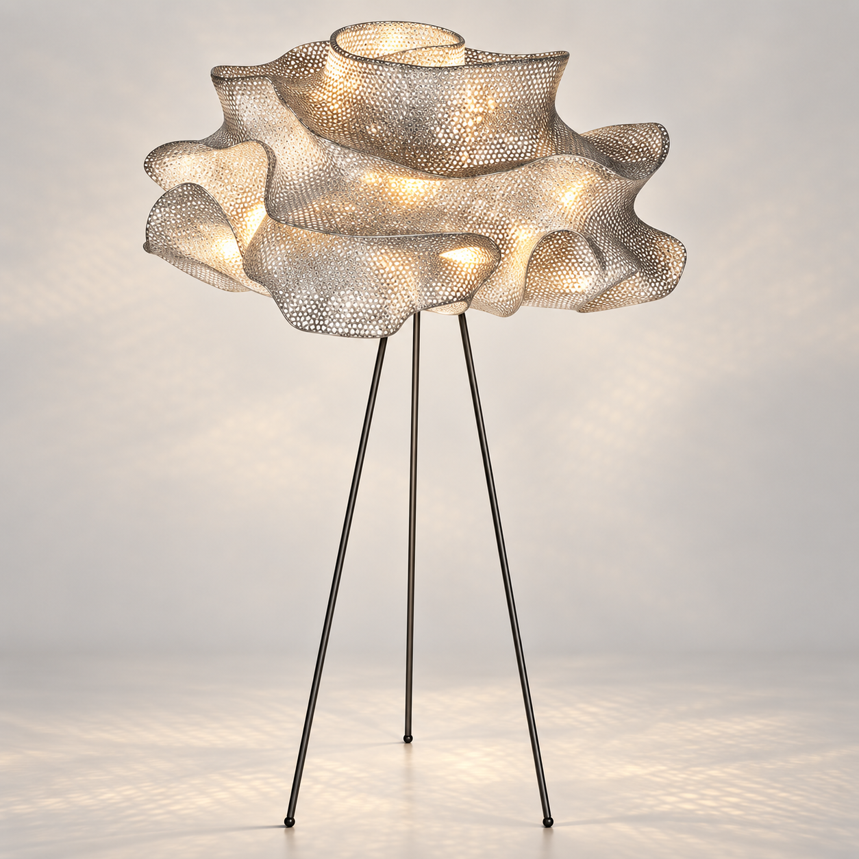 SPACE361 KAITAI Sculptural Wave Floor Lamp KT-8832 - Modern Lamps - gallery image