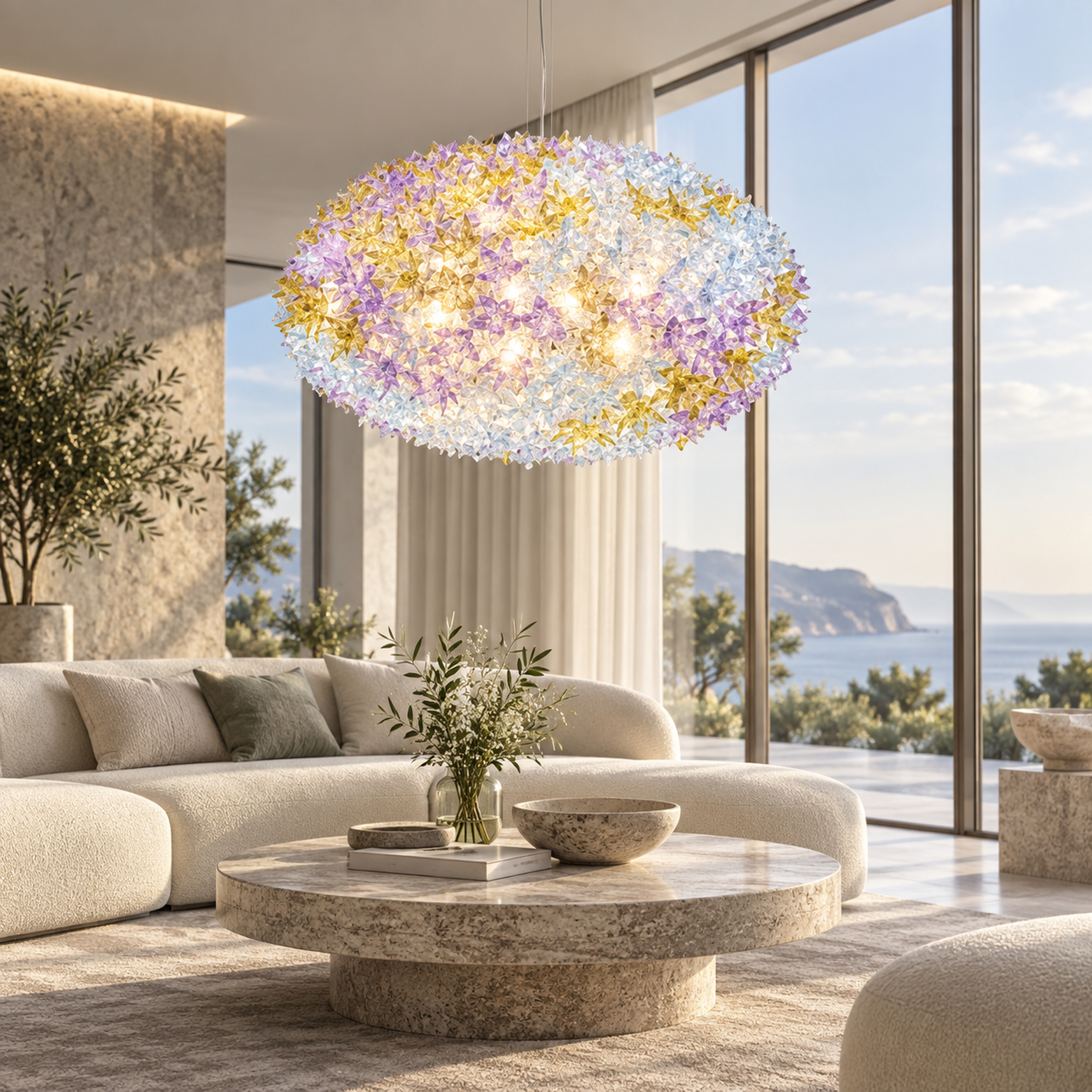 SPACE361 KAITAI Meteor Flower Large Pendant Light KT-8833D-L - Modern Lamps - gallery image