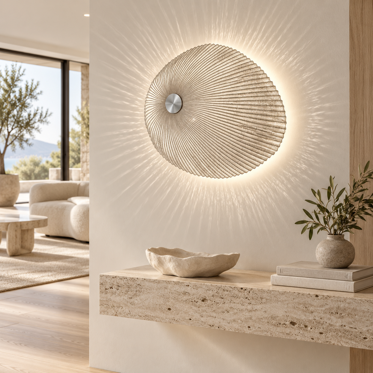 SPACE361 KAITAI Radial Disc Wall Light KT-B28 - Modern Lamps - gallery image