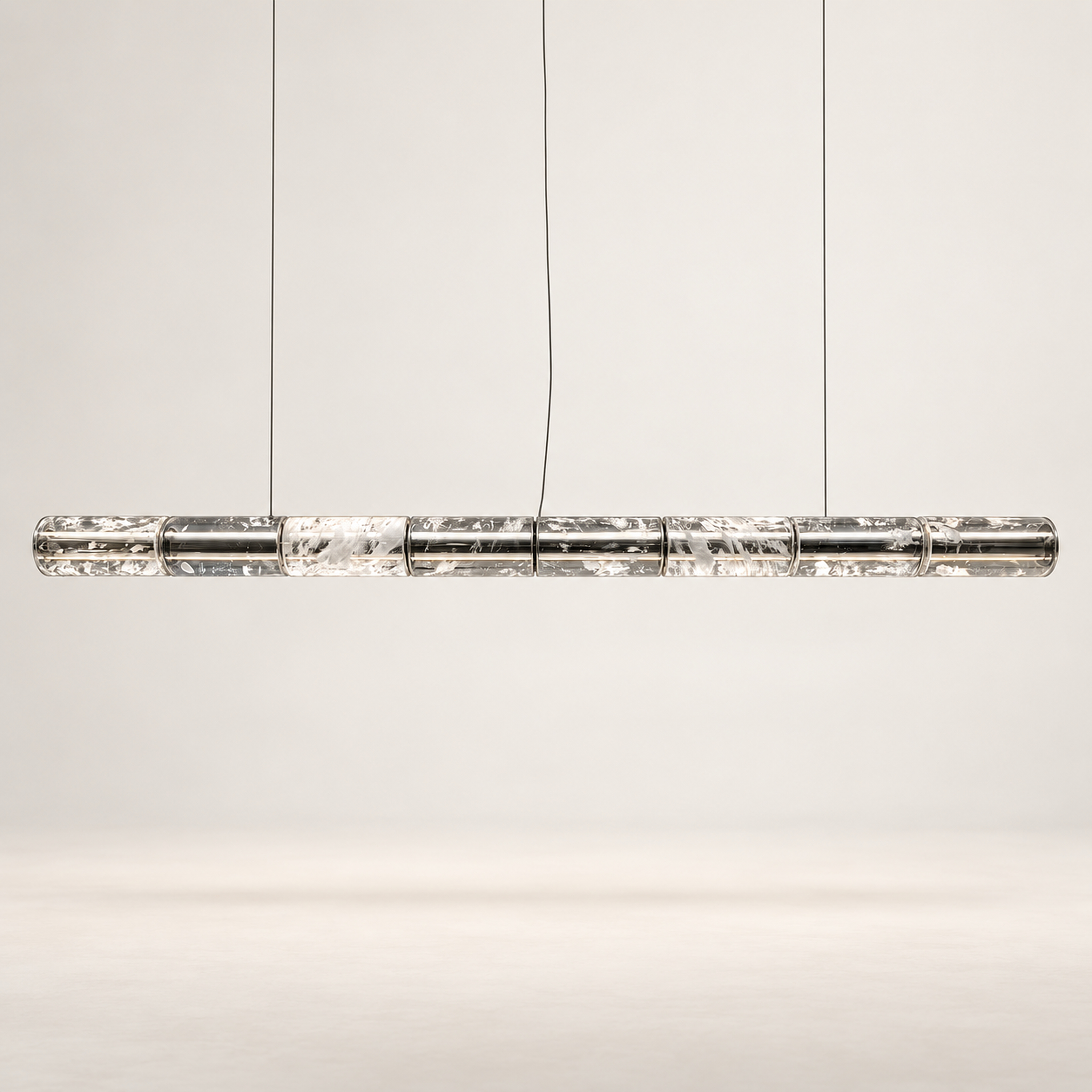 SPACE361 Amara A8134 Crystal Cloud Linear Pendant Light - Modern Lamps - collection product