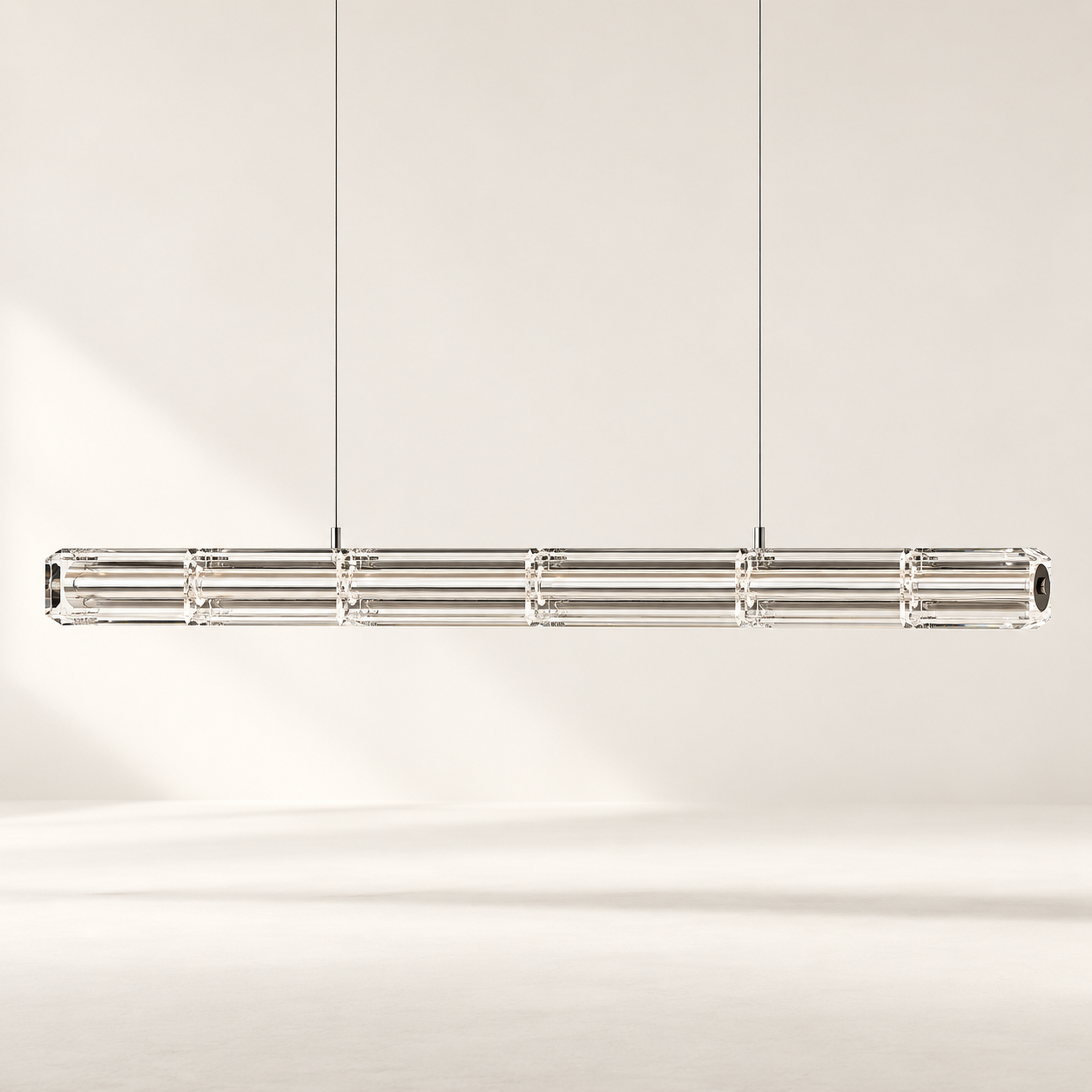 SPACE361 Amara A8135 K9 Square Crystal Linear Pendant Light - Modern Lamps - collection product