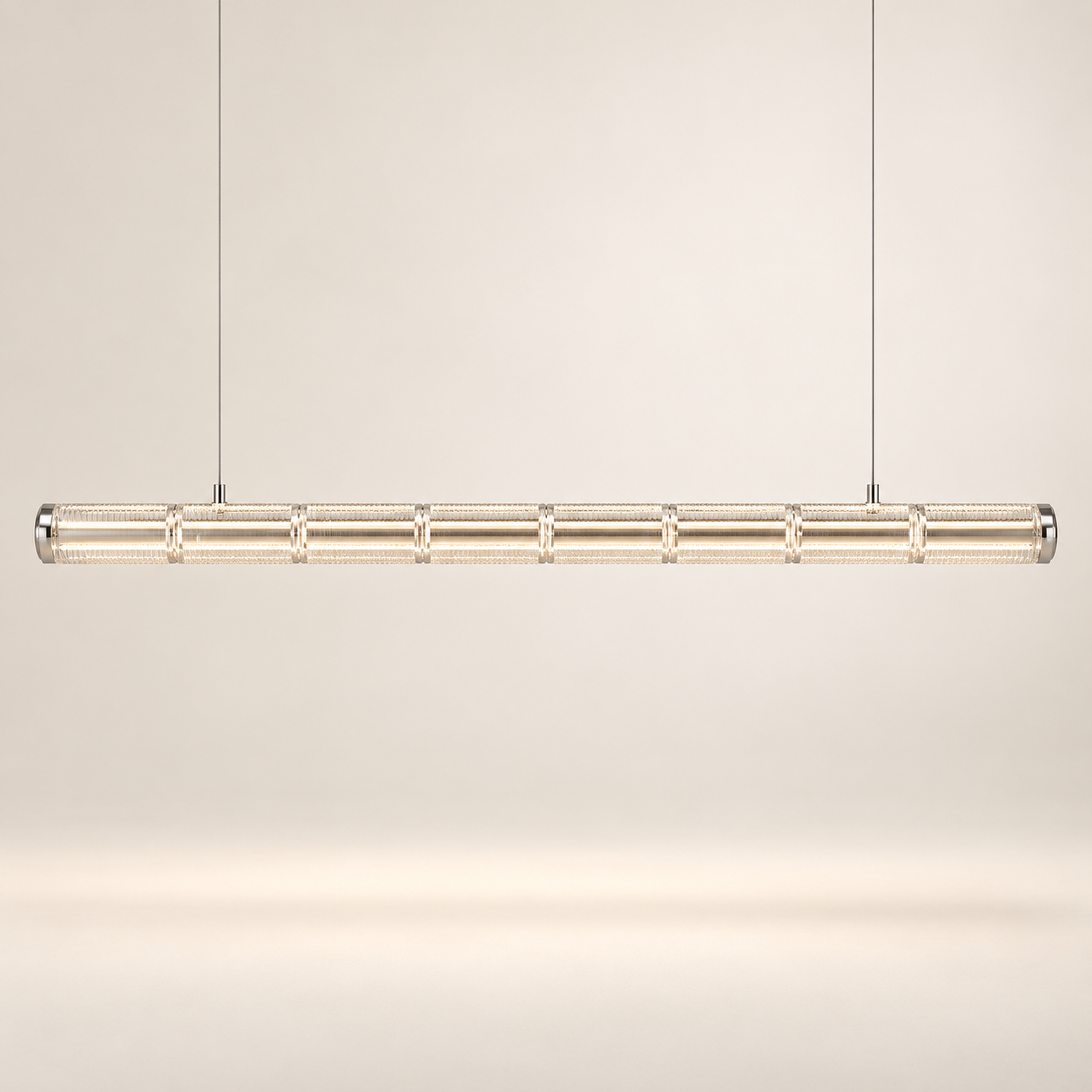 SPACE361 Amara AR Pressed Glass Linear Pendant Light - Modern Lamps - collection product