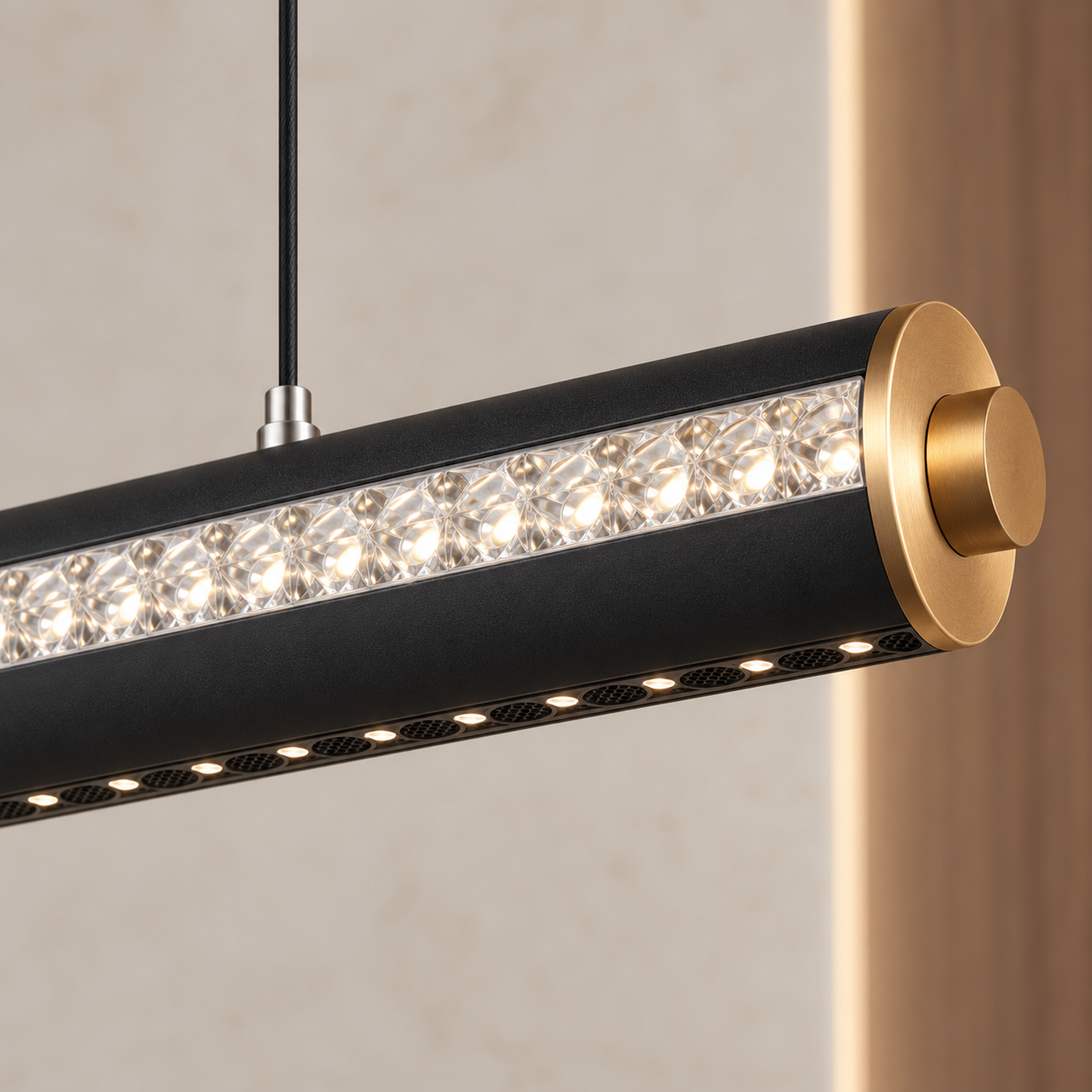 SPACE361 Amara CD-1223 Full-Spectrum Linear Pendant Light - Modern Lamps - gallery image