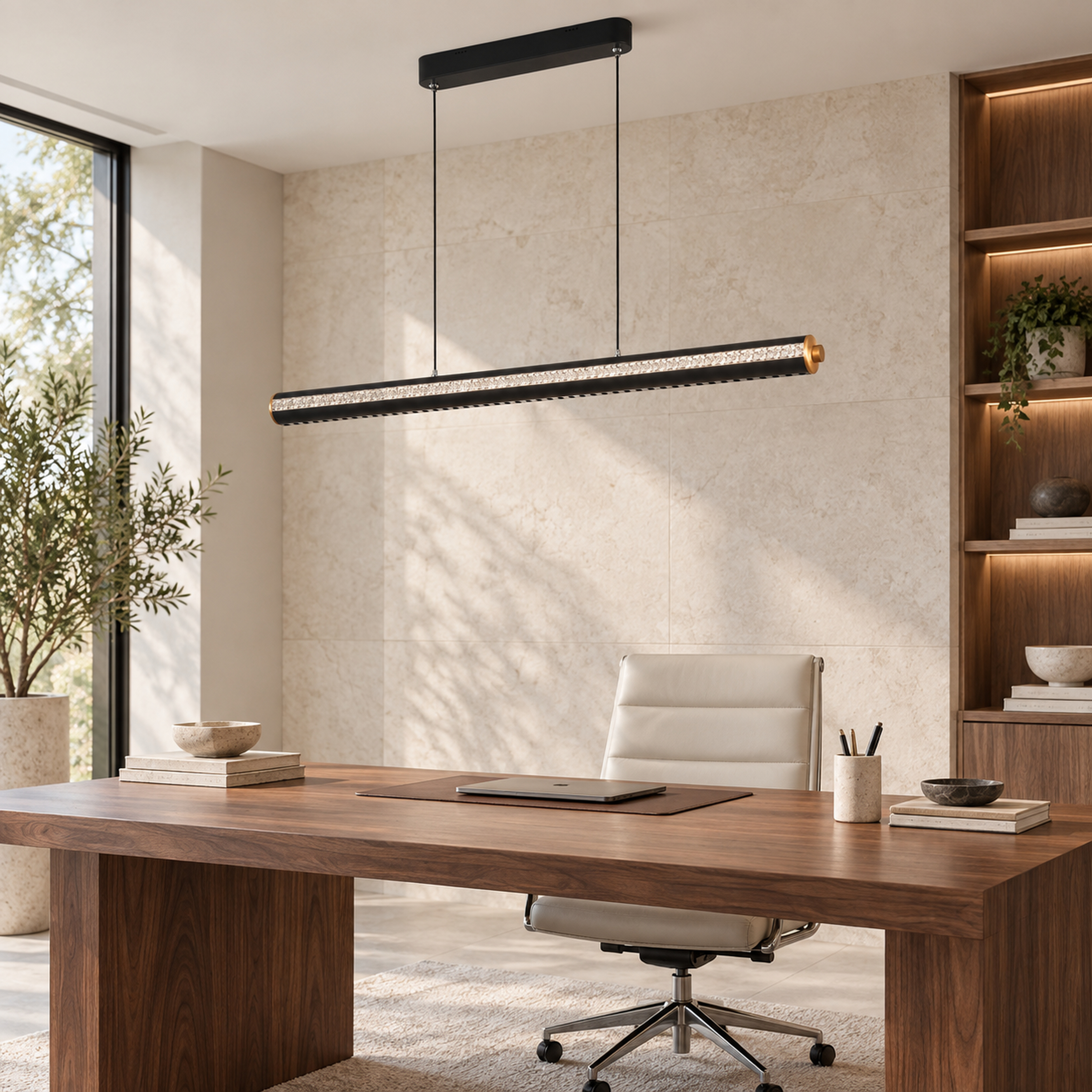 SPACE361 Amara CD-1223 Full-Spectrum Linear Pendant Light - Modern Lamps - gallery image