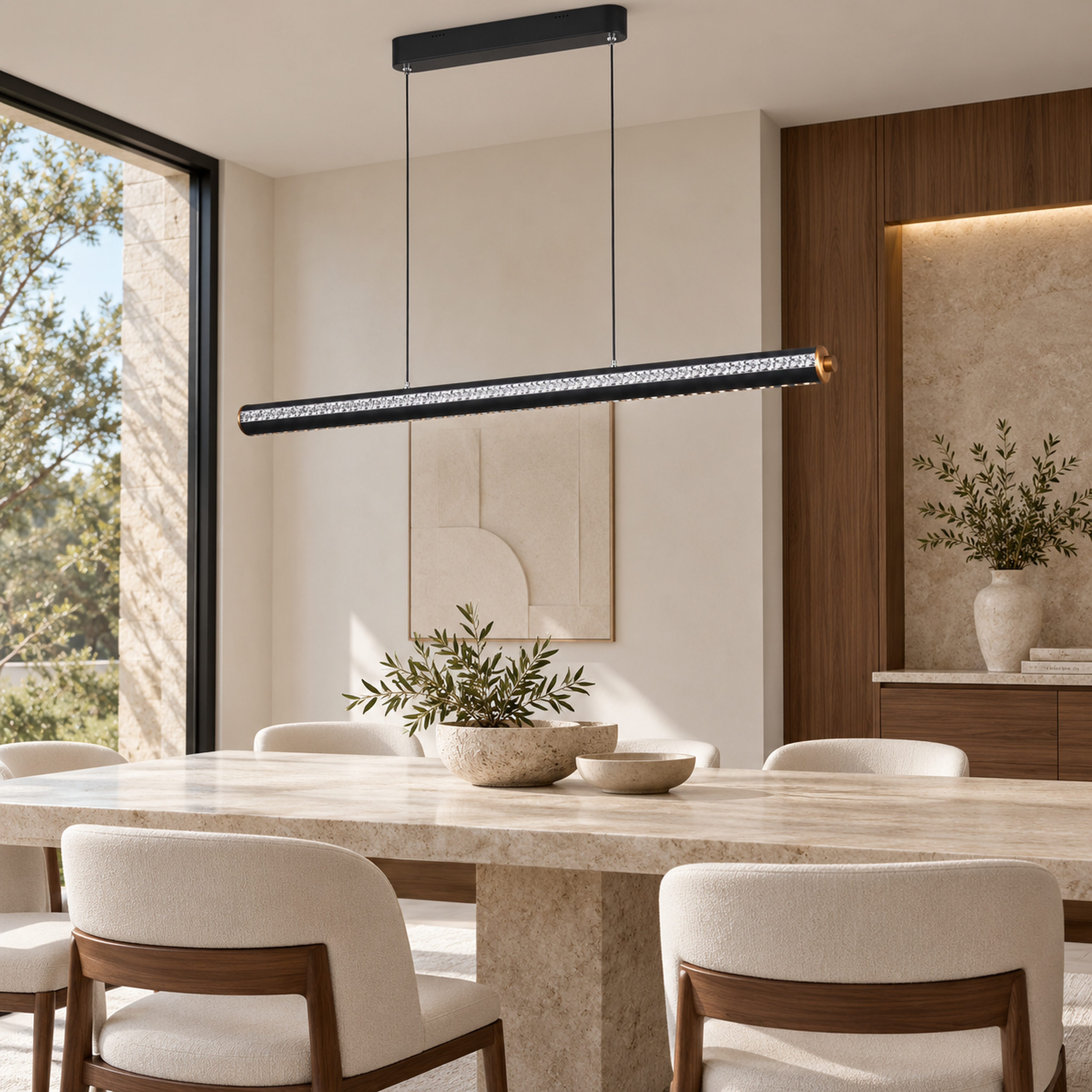 SPACE361 Amara CD-1223 Full-Spectrum Linear Pendant Light - Modern Lamps - gallery image