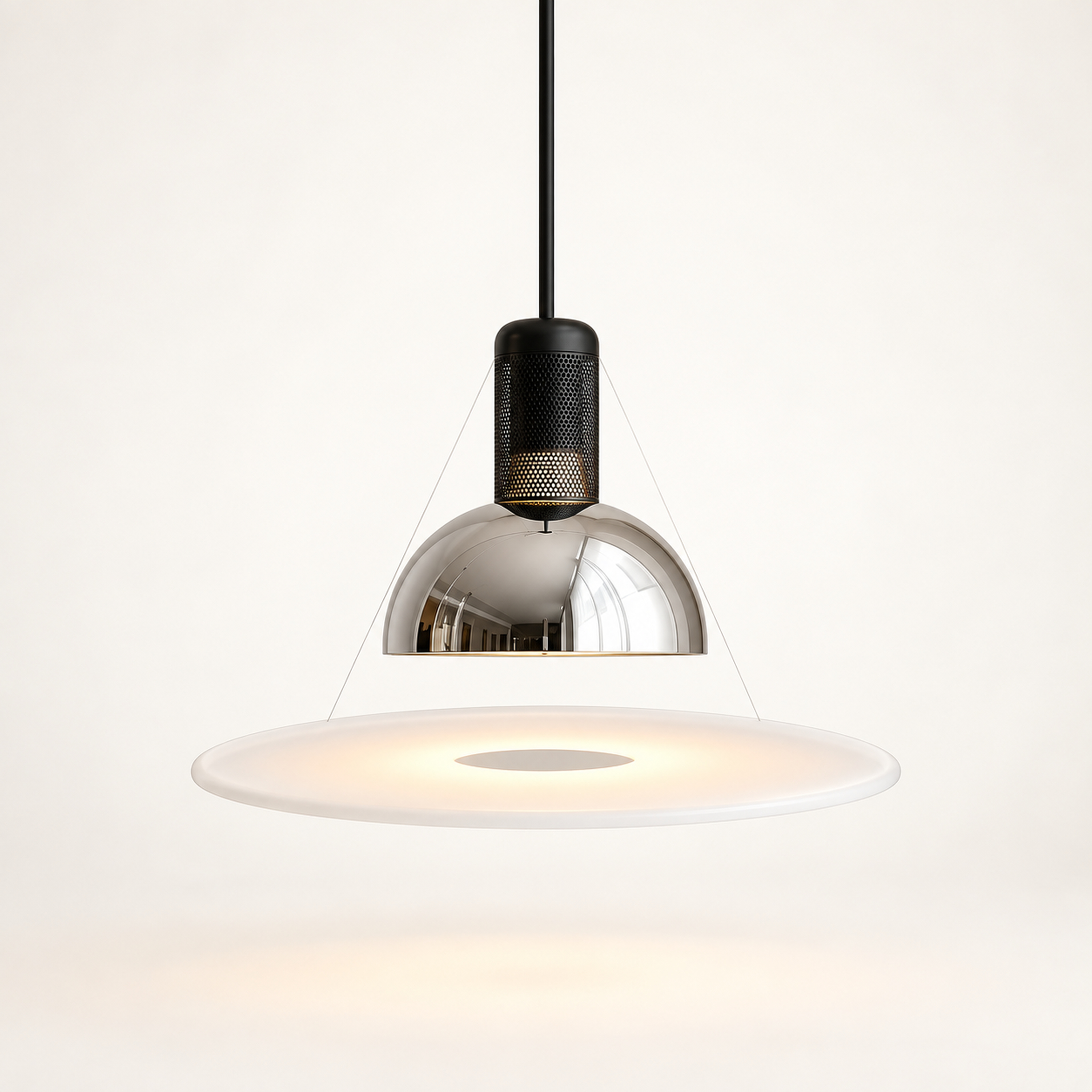 SPACE361 Amara UFO Ceiling Light - Nickel - Modern Lamps - collection product