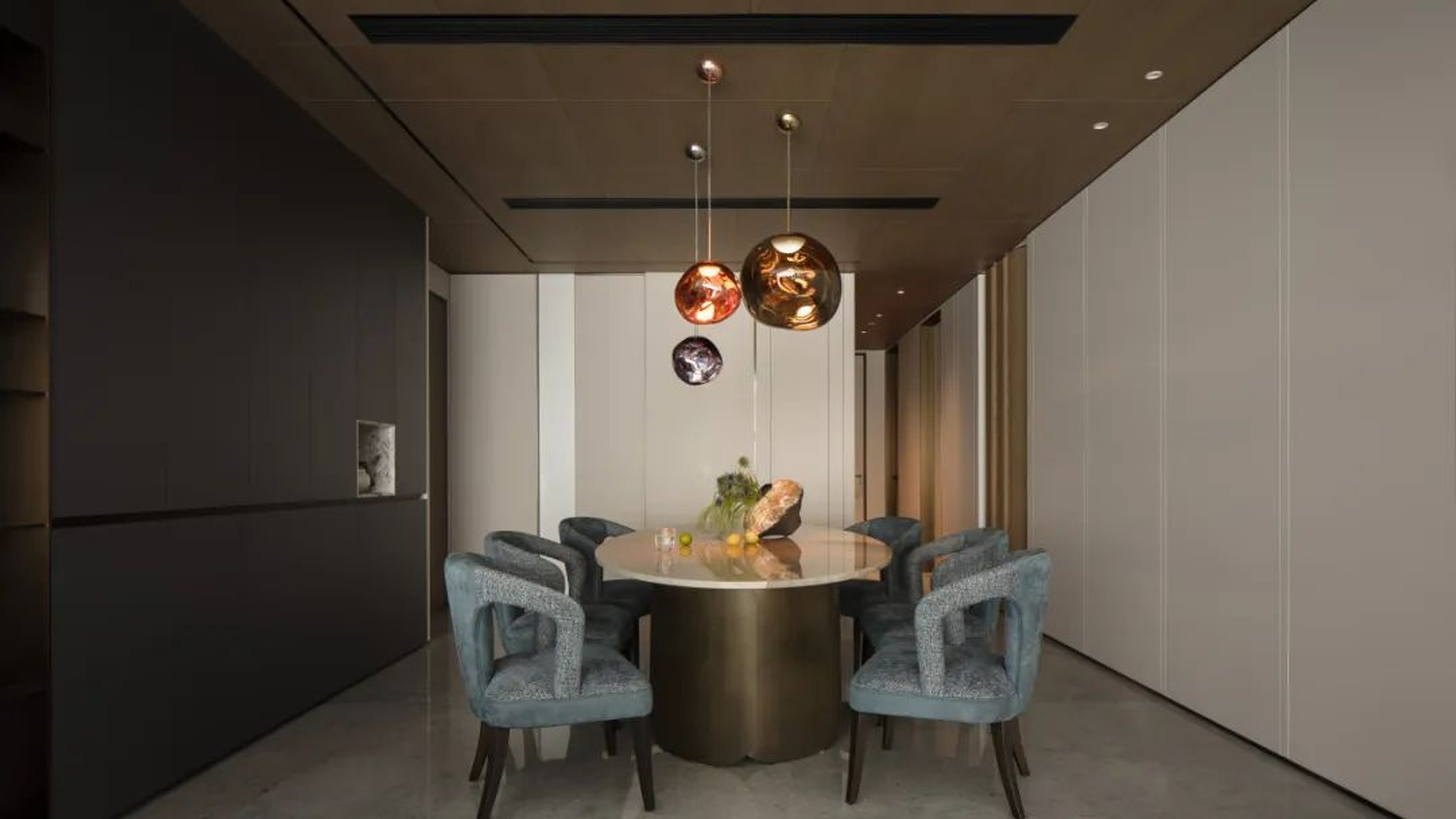 Dining room lighting fixture matching for a complete home project